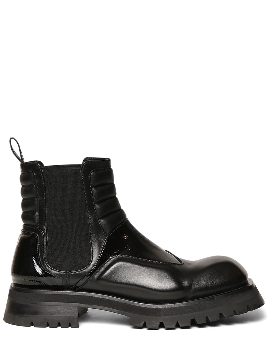 Army Leather Chelsea Boots - BALMAIN - Modalova