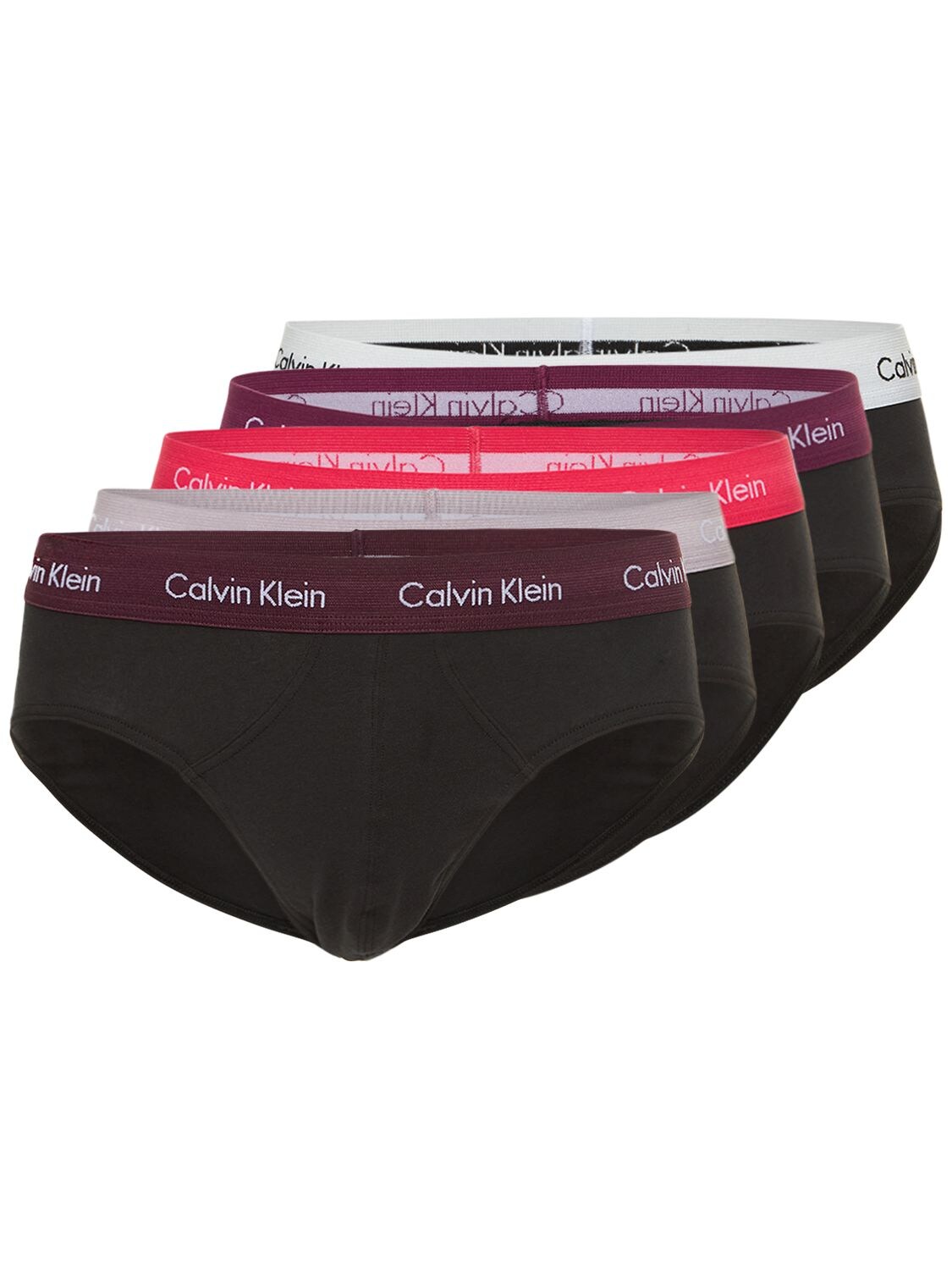 Pack Of 5 Logo Band Cotton Briefs - CALVIN KLEIN UNDERWEAR - Modalova