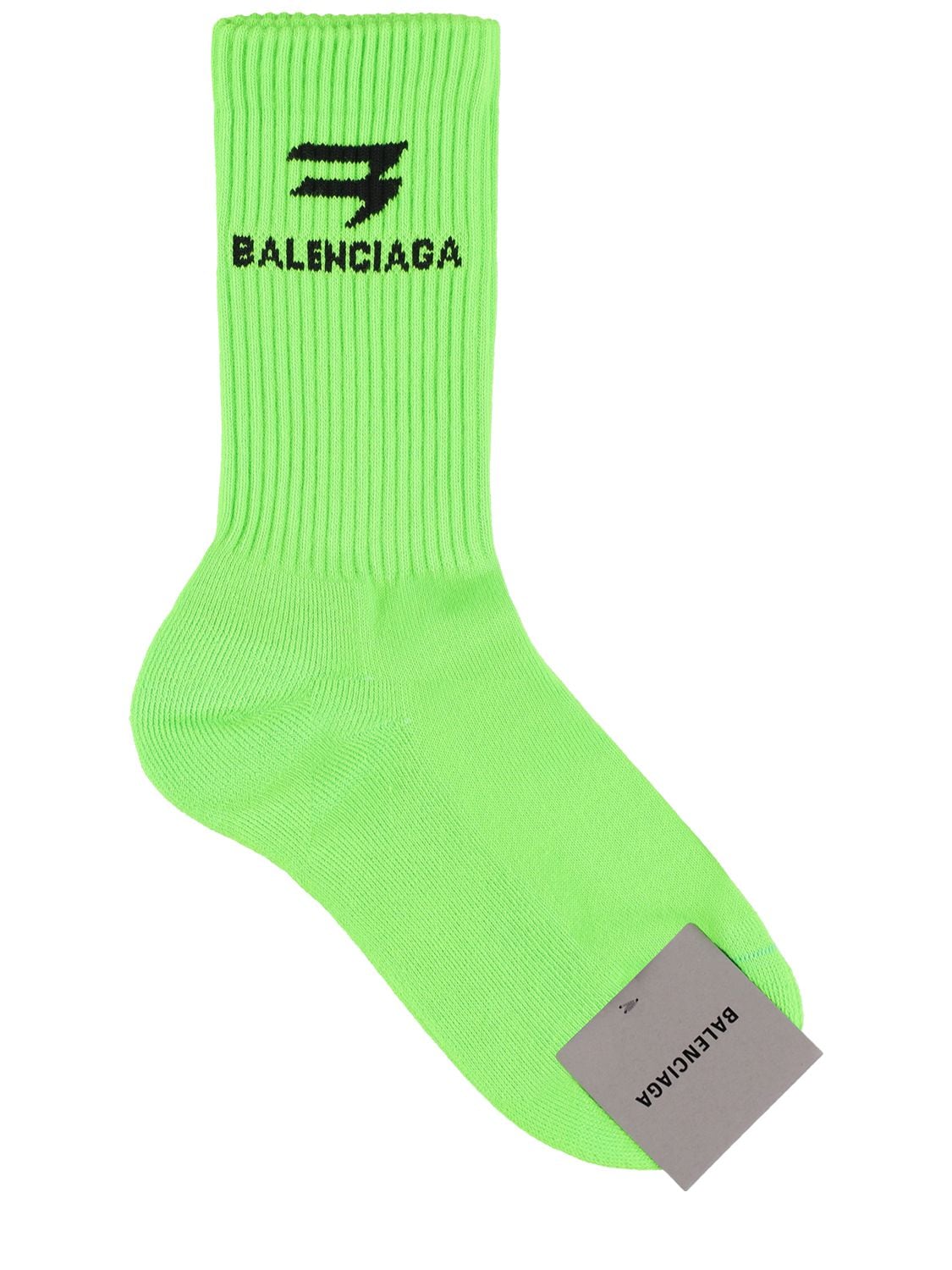 New Sporty B Jacquard Socks - BALENCIAGA - Modalova