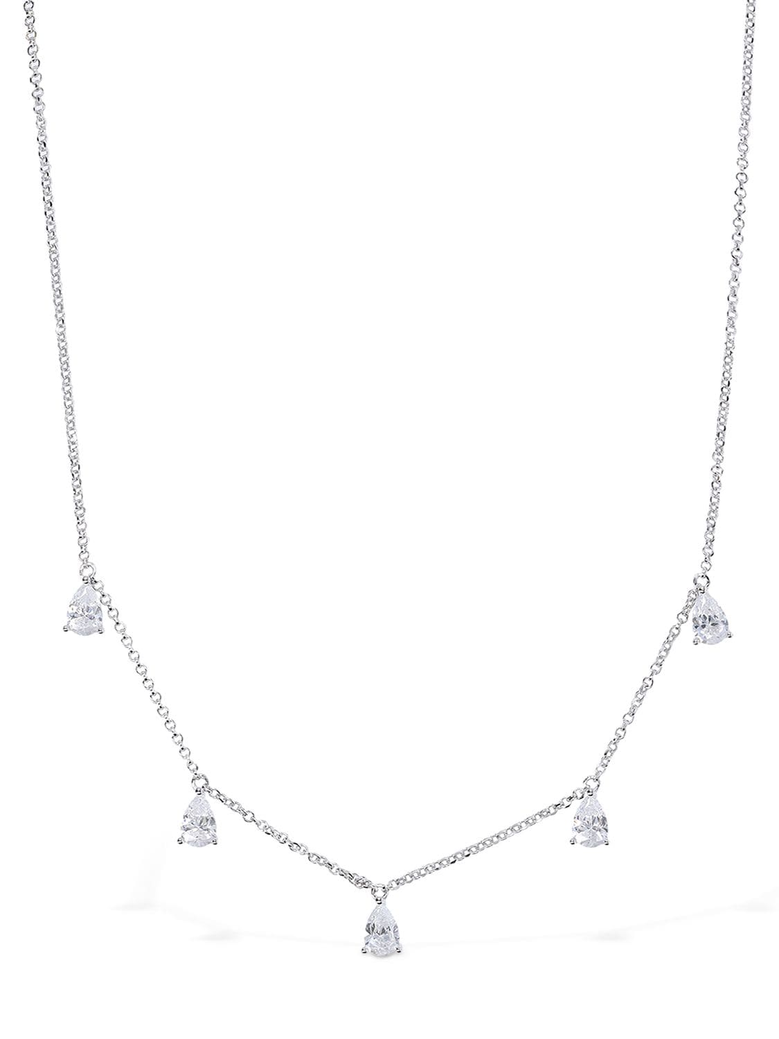 Crystal Drop Adjustable Necklace - APM MONACO - Modalova