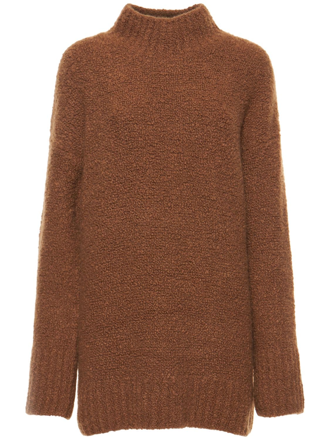 Dante Wool Bouclé Sweater - CASASOLA - Modalova