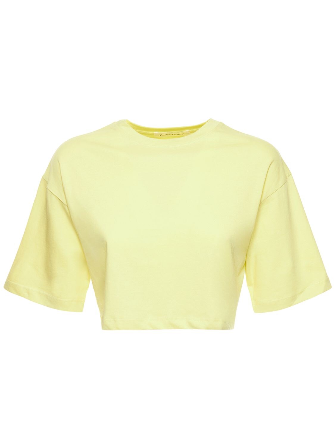 T-shirt Cropped Karina In Jersey Di Cotone - THE FRANKIE SHOP - Modalova