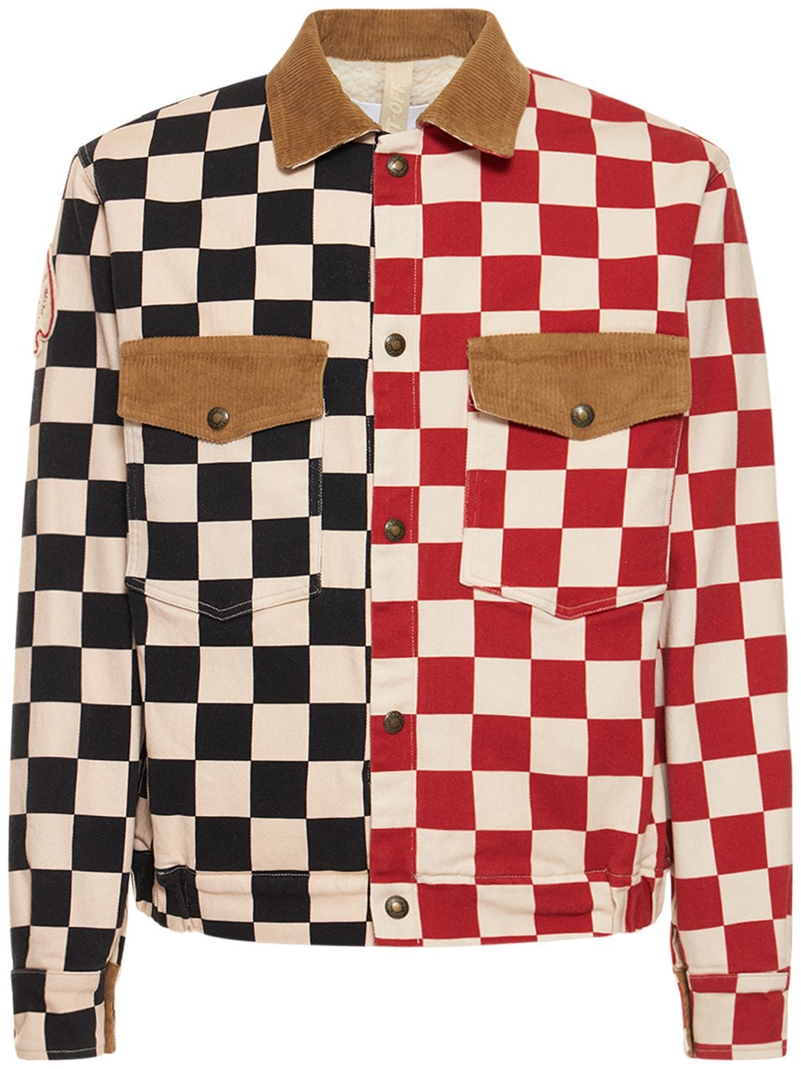 Cotton Chess Jacket W/velvet Collar - BLAST-OFF - Modalova