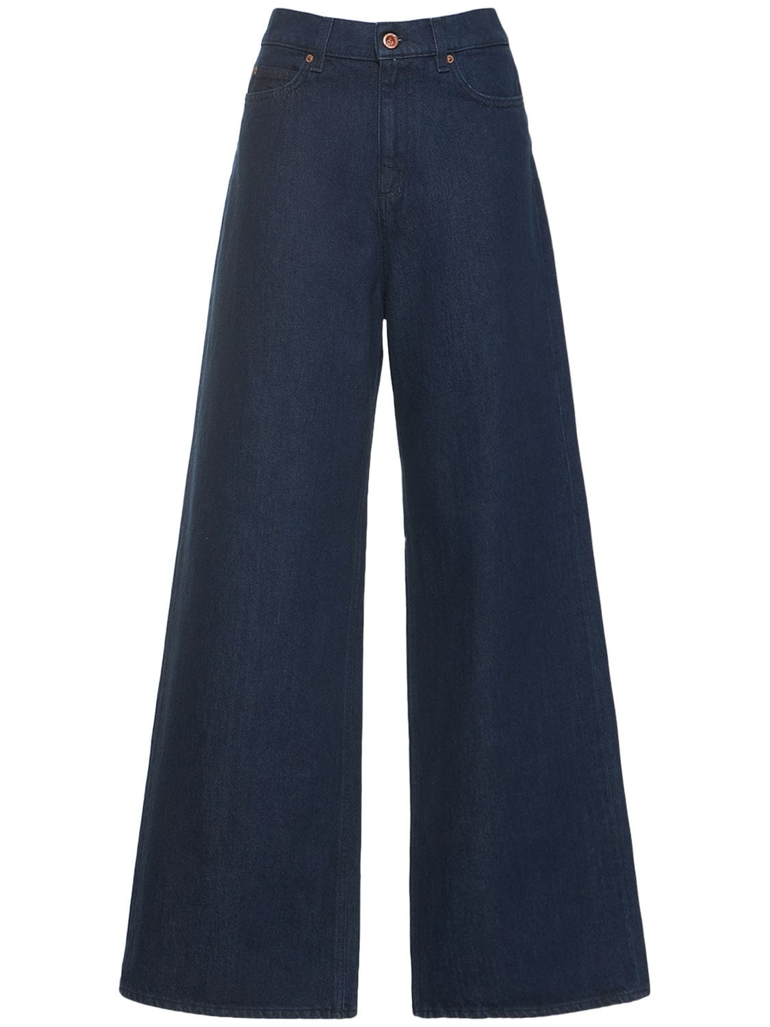 Mujer Jeans De De Algodón De Cintura Alta 34 - ASPESI - Modalova