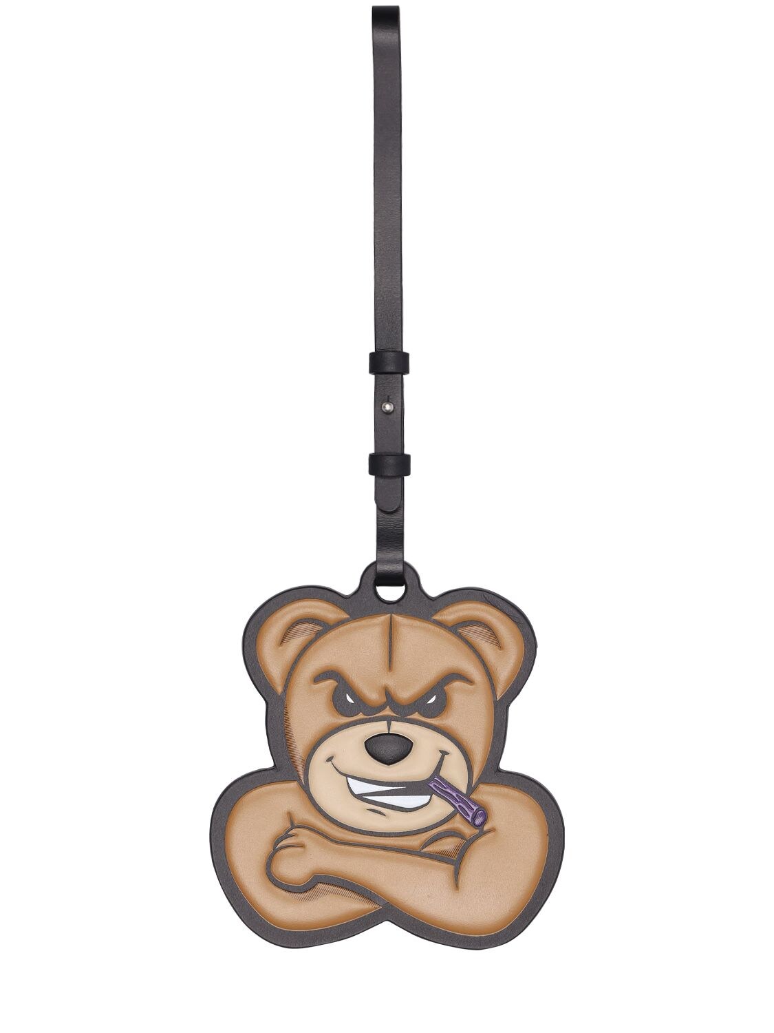 Bear Embossed Leather Keychain - MONCLER GENIUS - Modalova