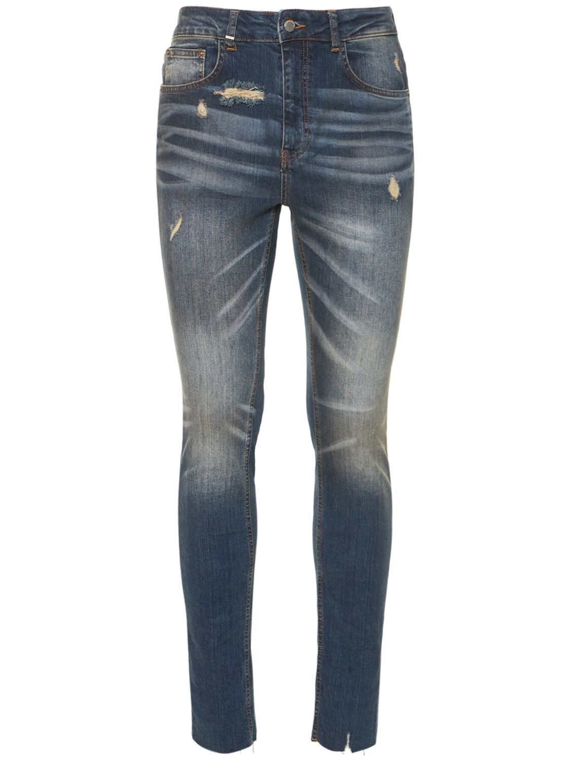 Jeans Skinny In Denim Di Cotone - FLÂNEUR - Modalova