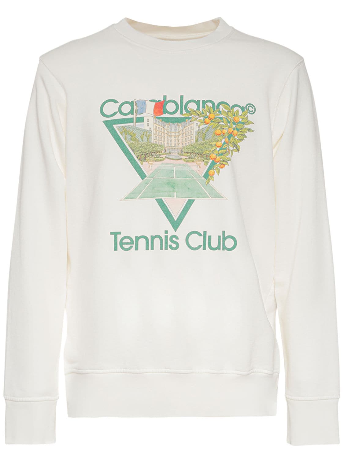 Tennis Club Organic Cotton Sweatshirt - CASABLANCA - Modalova