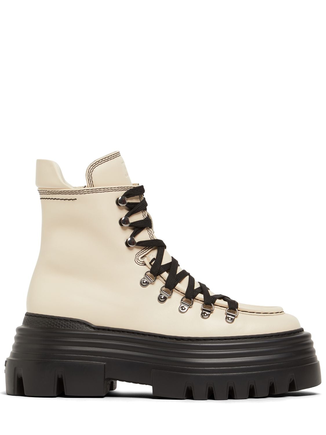 Mm Graciella Leather Combat Boots - BALLY - Modalova