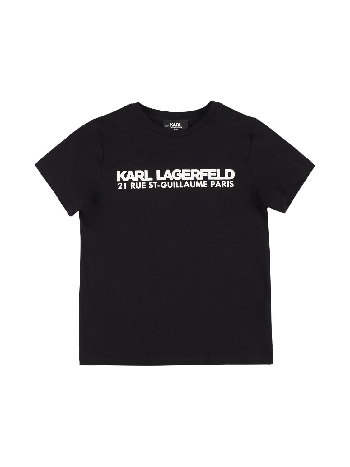 T-shirt Aus Bio-baumwolle Mit Logo - KARL LAGERFELD - Modalova