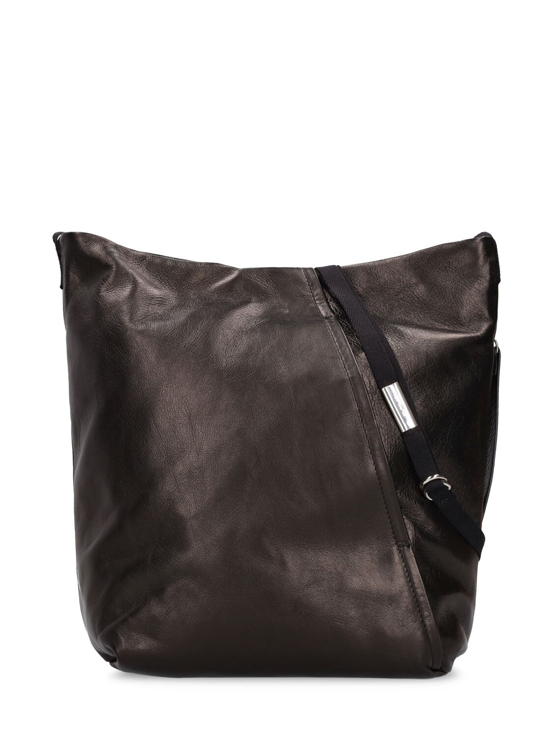 Romanie Leather Bag W/pocket - ANN DEMEULEMEESTER - Modalova