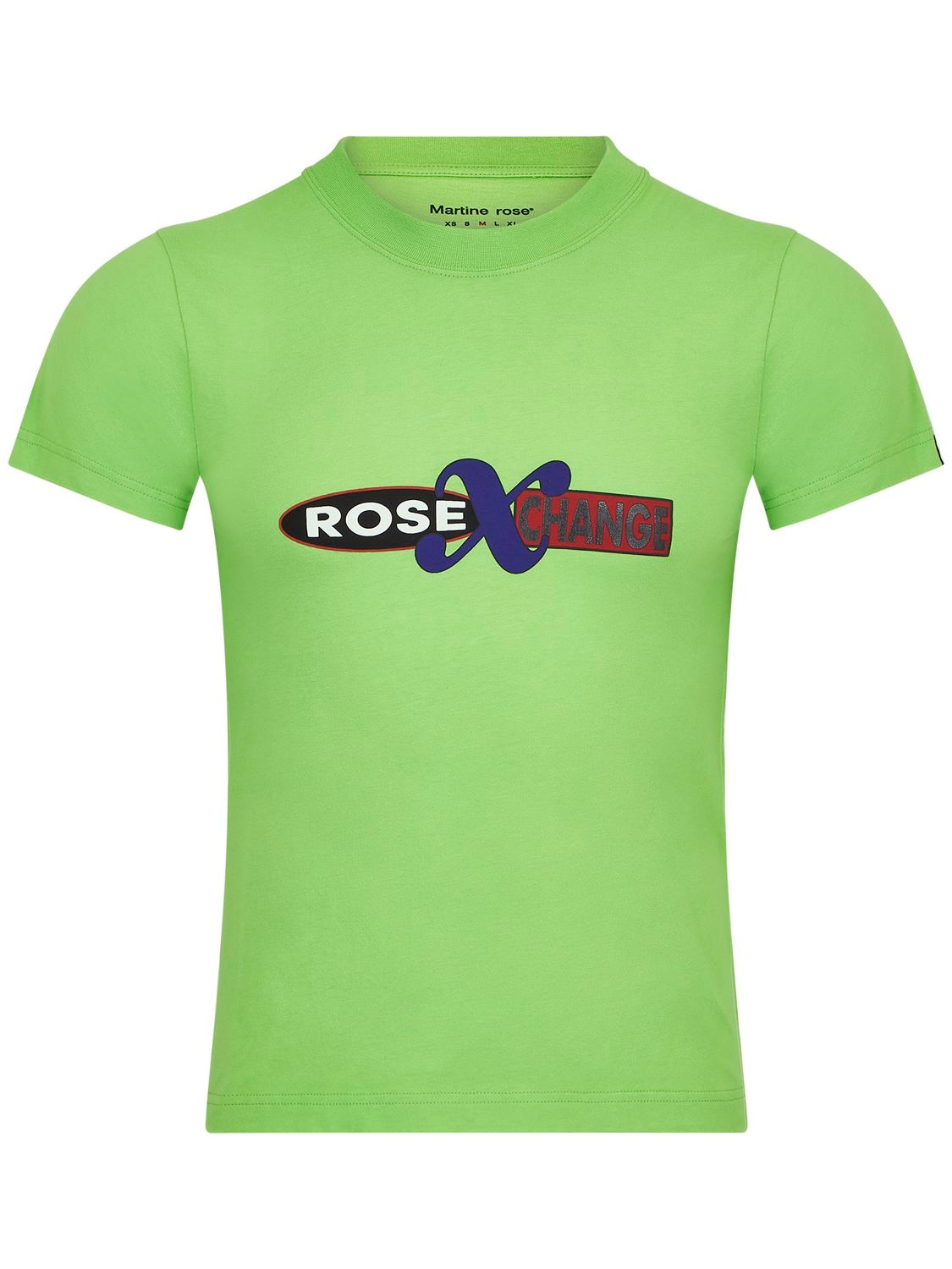 T-shirt Rose X Change In Jersey Di Cotone - MARTINE ROSE - Modalova
