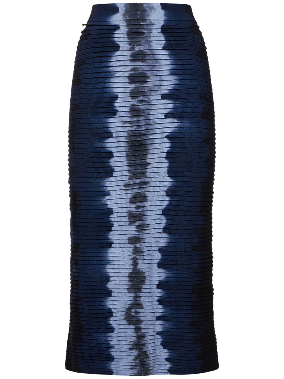 Mujer Falda Larga Plisada De Jersey Tie Dye / S - ALTUZARRA - Modalova
