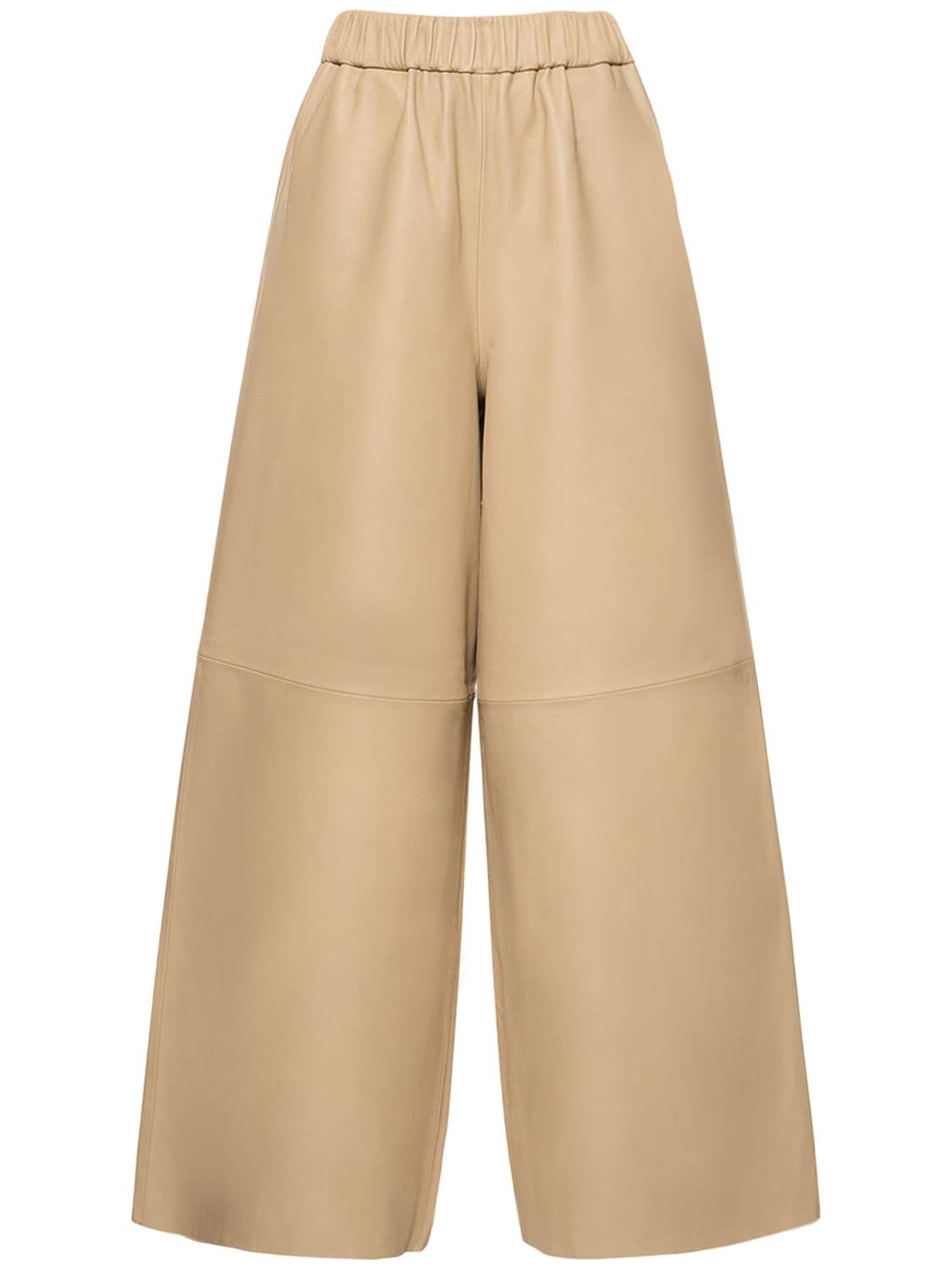 Pantaloni Larghi Sydney In Pelle - THE FRANKIE SHOP - Modalova