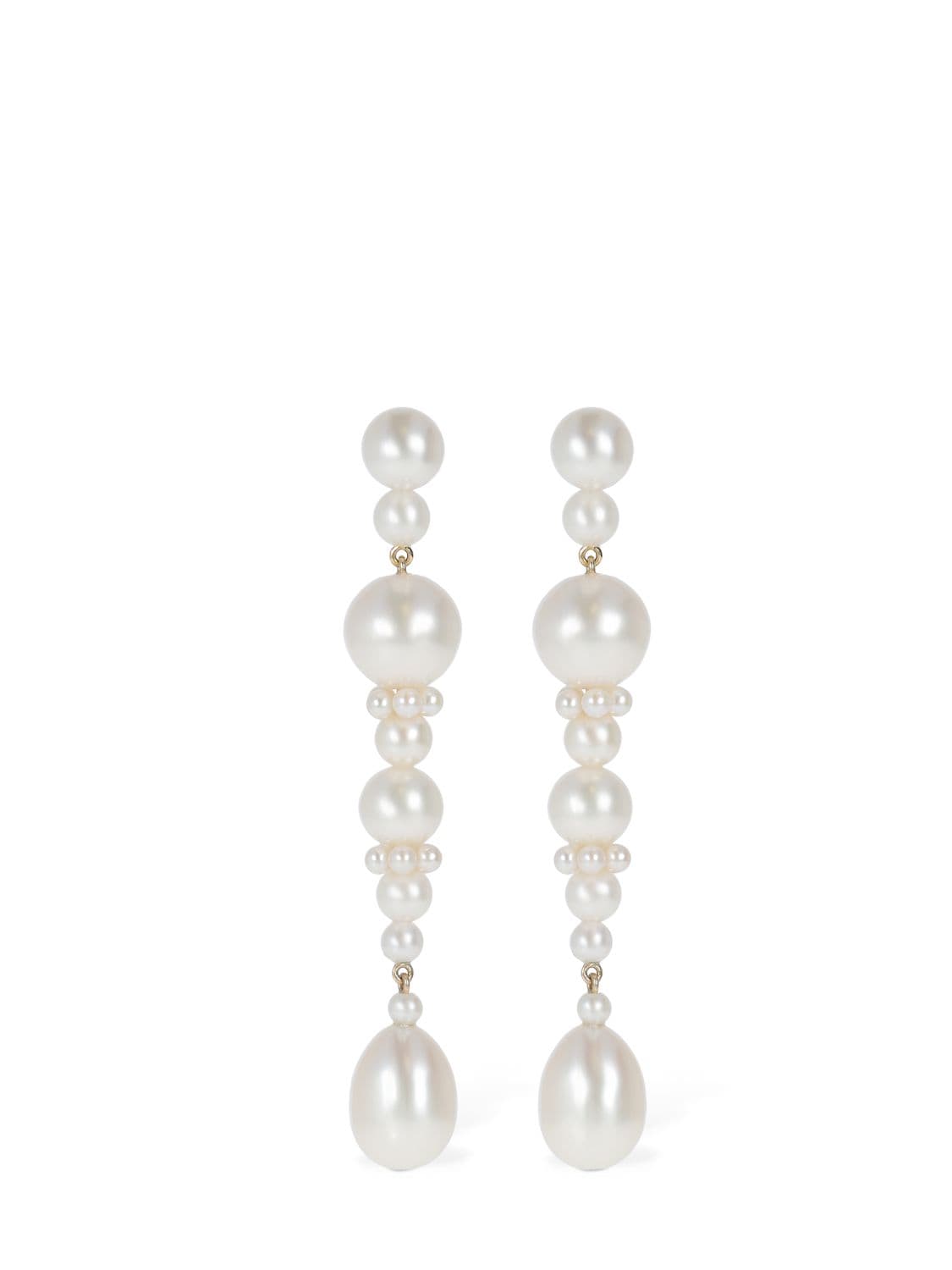 Kt Escalier De La Reine Pearl Earrings - SOPHIE BILLE BRAHE - Modalova
