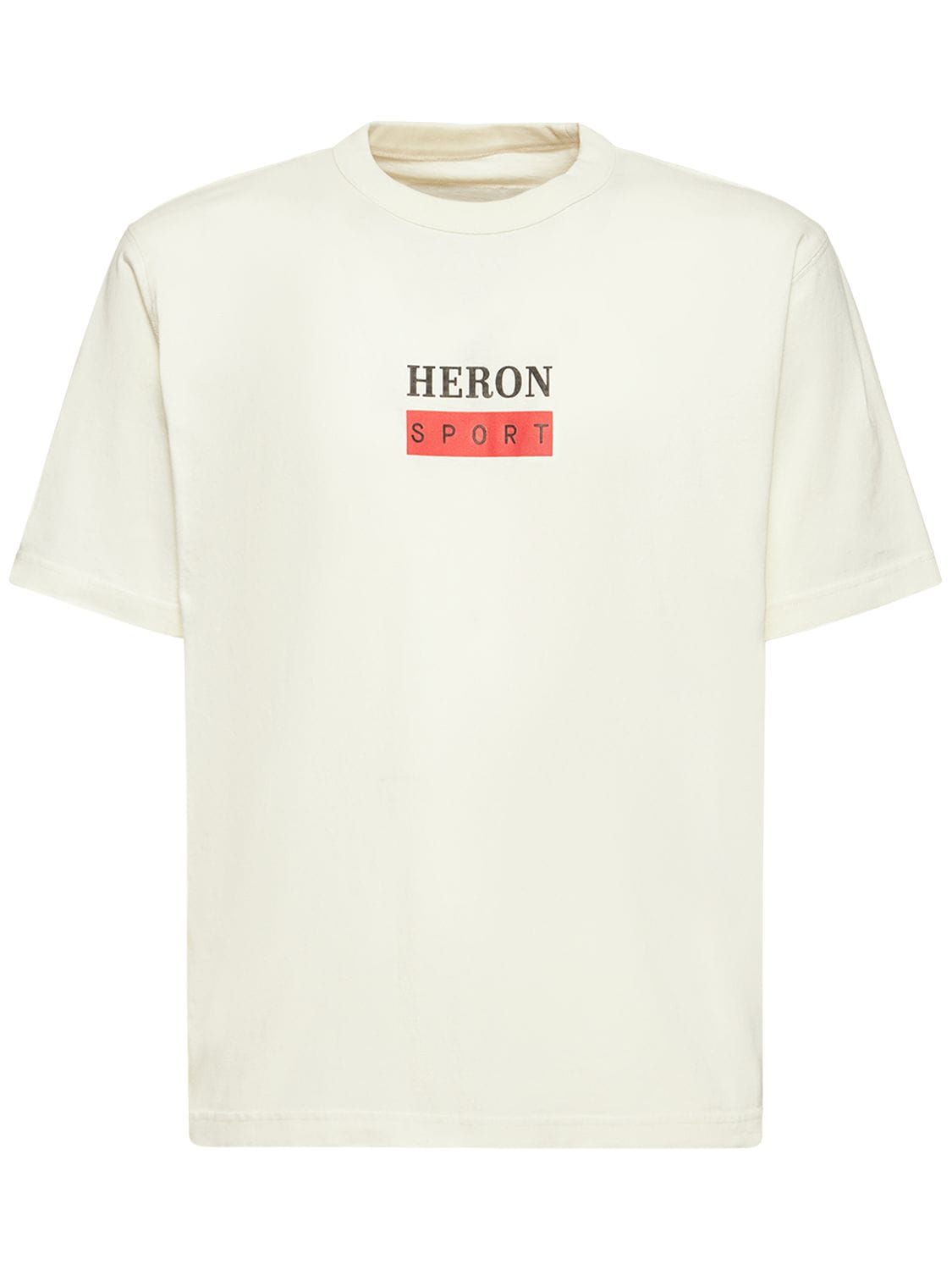 T-shirt Aus Baumwolljersey Mit Logodruck - HERON PRESTON - Modalova