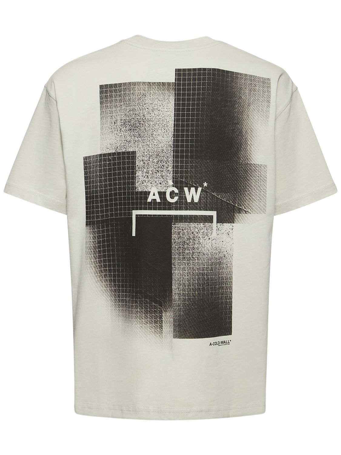 Brutalist Print Cotton Jersey T-shirt - A-COLD-WALL* - Modalova