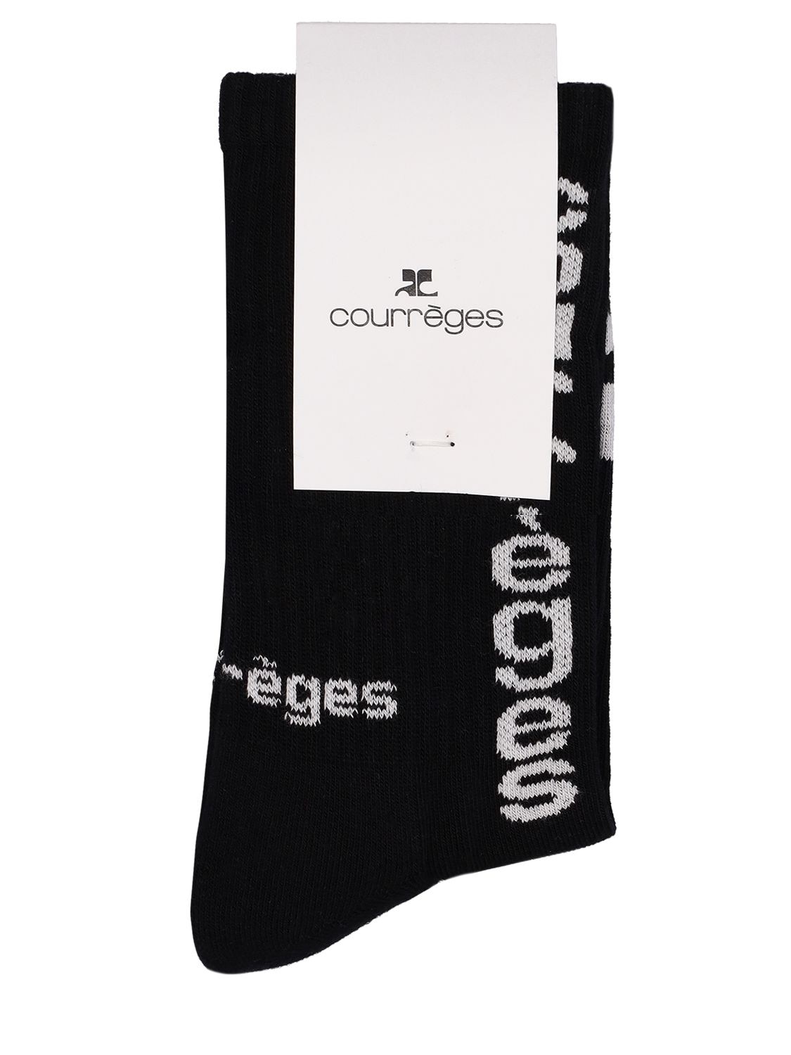 Socken Aus Baumwolle Mit Logo - COURREGES - Modalova