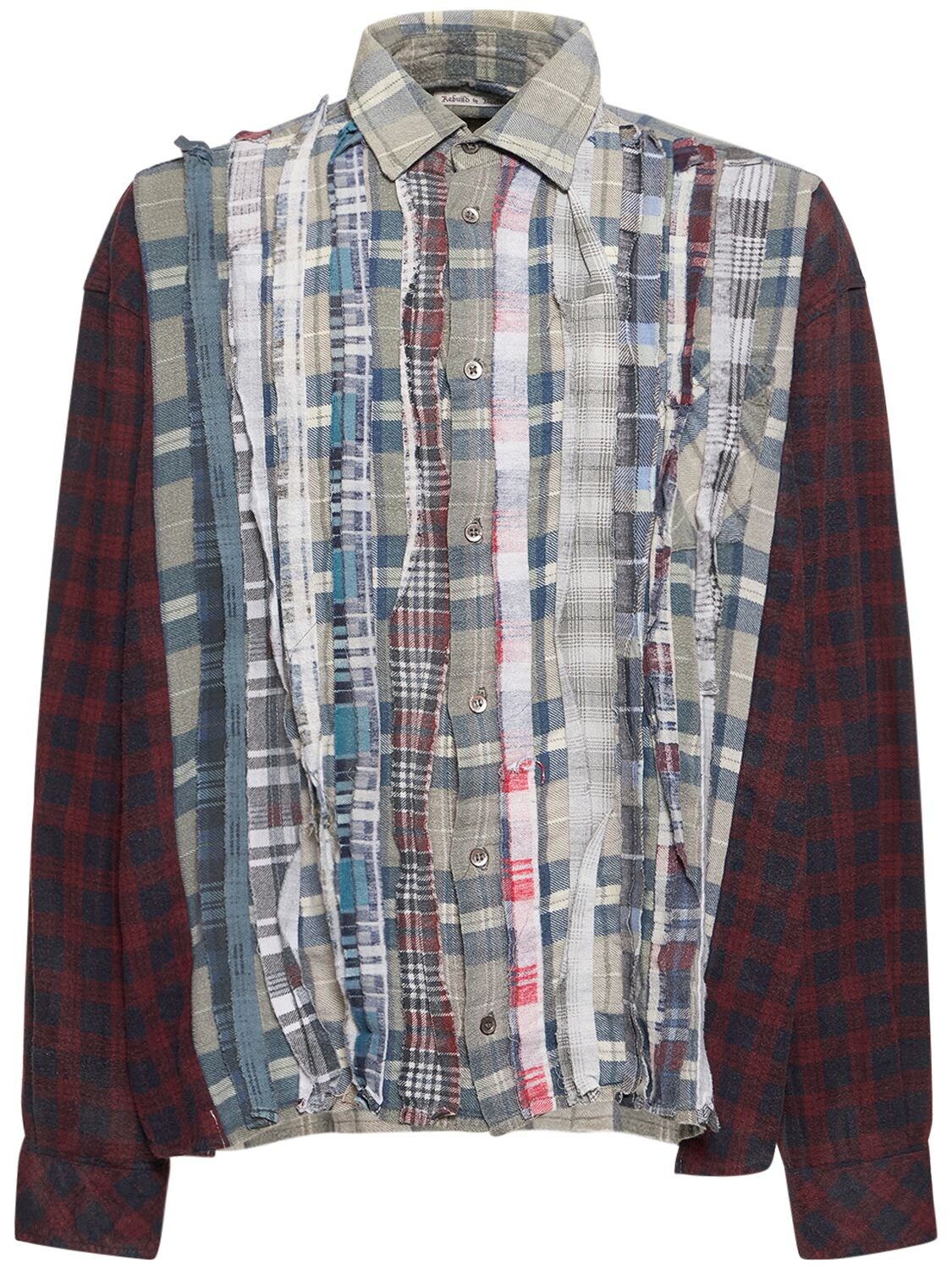 Cuts Cotton Flannel Patchwork Shirt - NEEDLES - Modalova