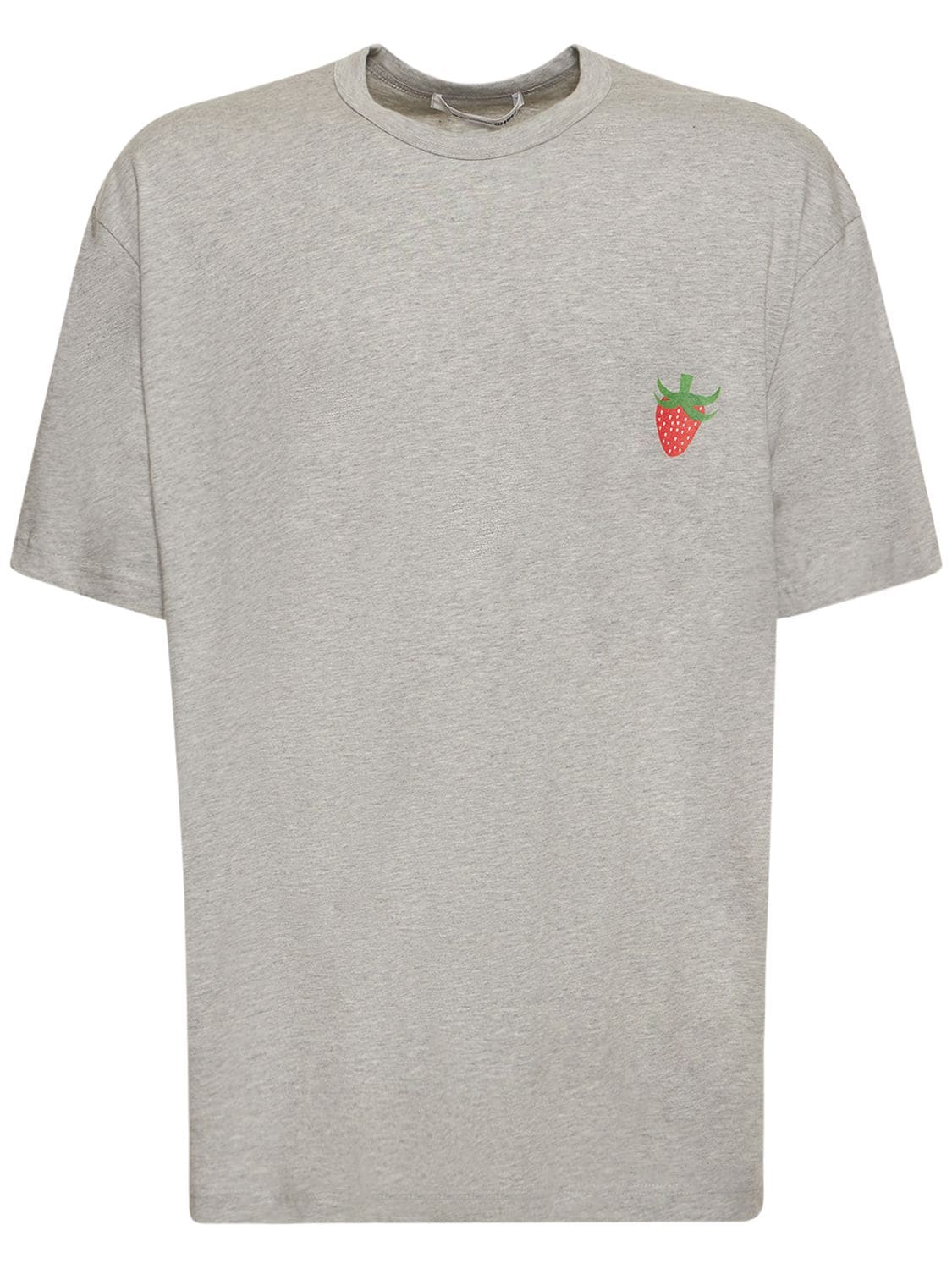 Strawberry Printed Cotton T-shirt - COMME DES GARÇONS SHIRT - Modalova