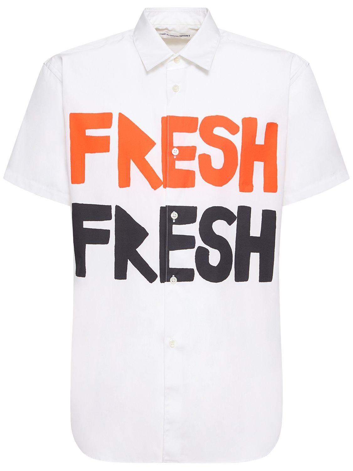 Camicia Fresh In Cotone Con Stampa - COMME DES GARÇONS SHIRT - Modalova