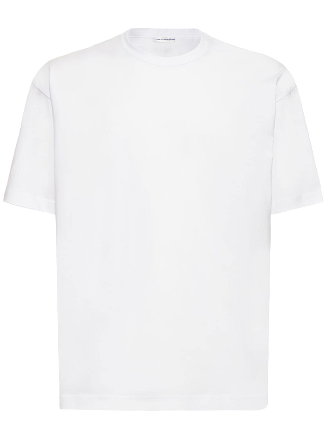 Cdg Logo Cotton T-shirt - COMME DES GARÇONS SHIRT - Modalova
