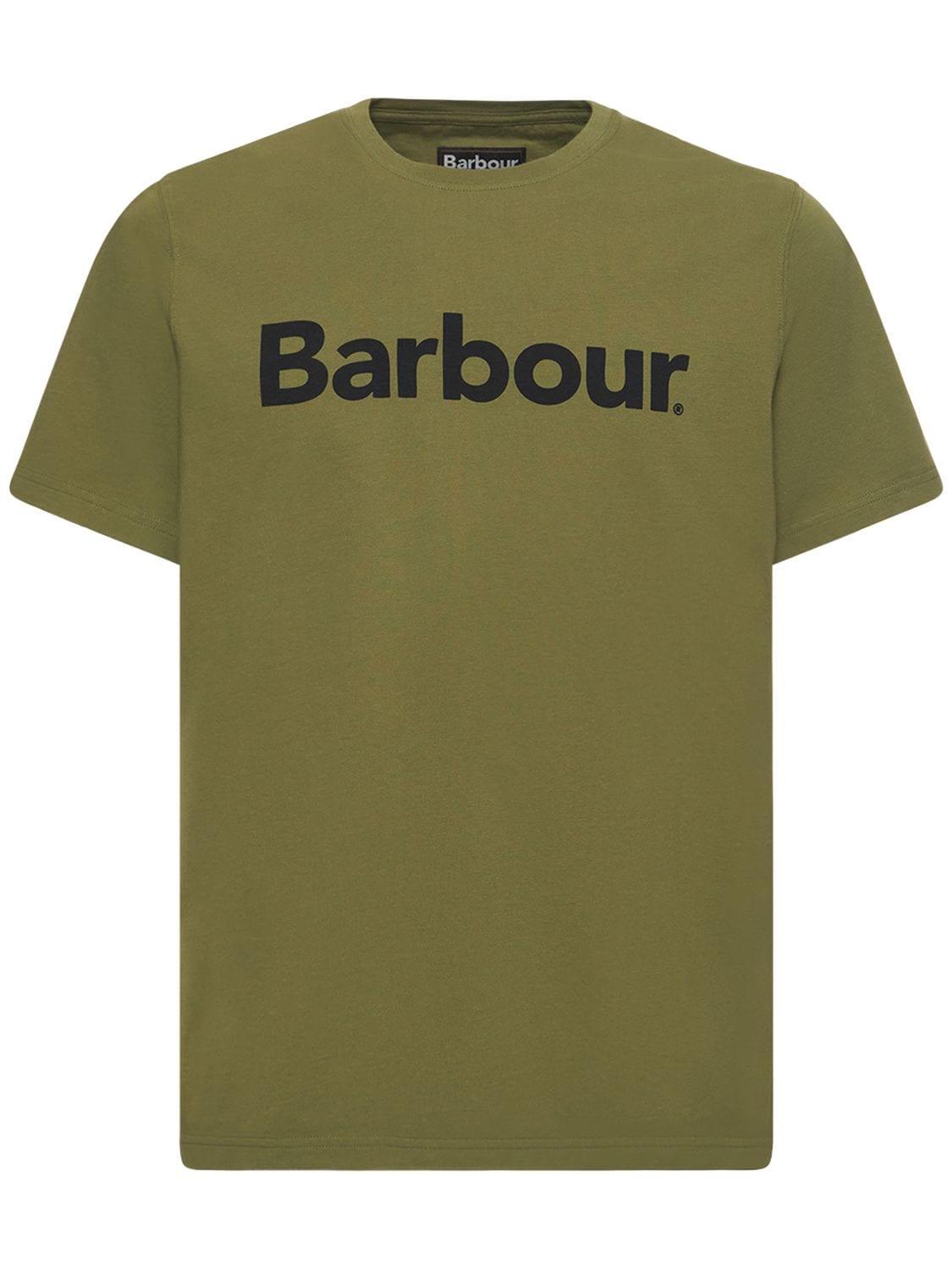 T-shirt In Cotone Con Logo - BARBOUR - Modalova