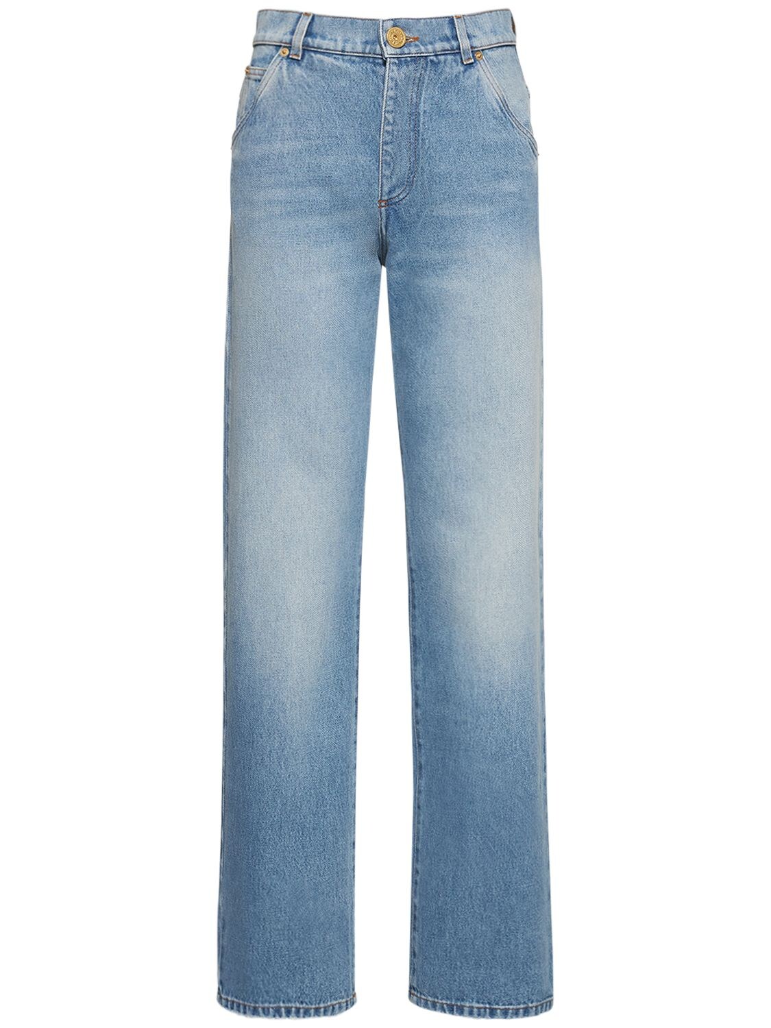 Jeans Aus Vintage-denim - BALMAIN - Modalova