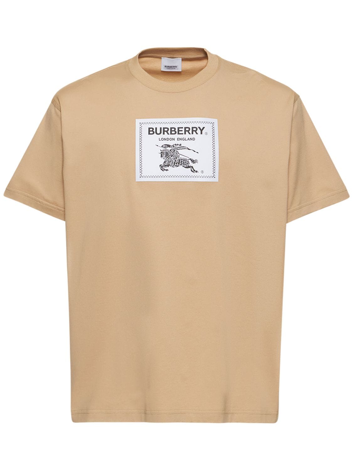 T-shirt In Jersey Di Cotone - BURBERRY - Modalova