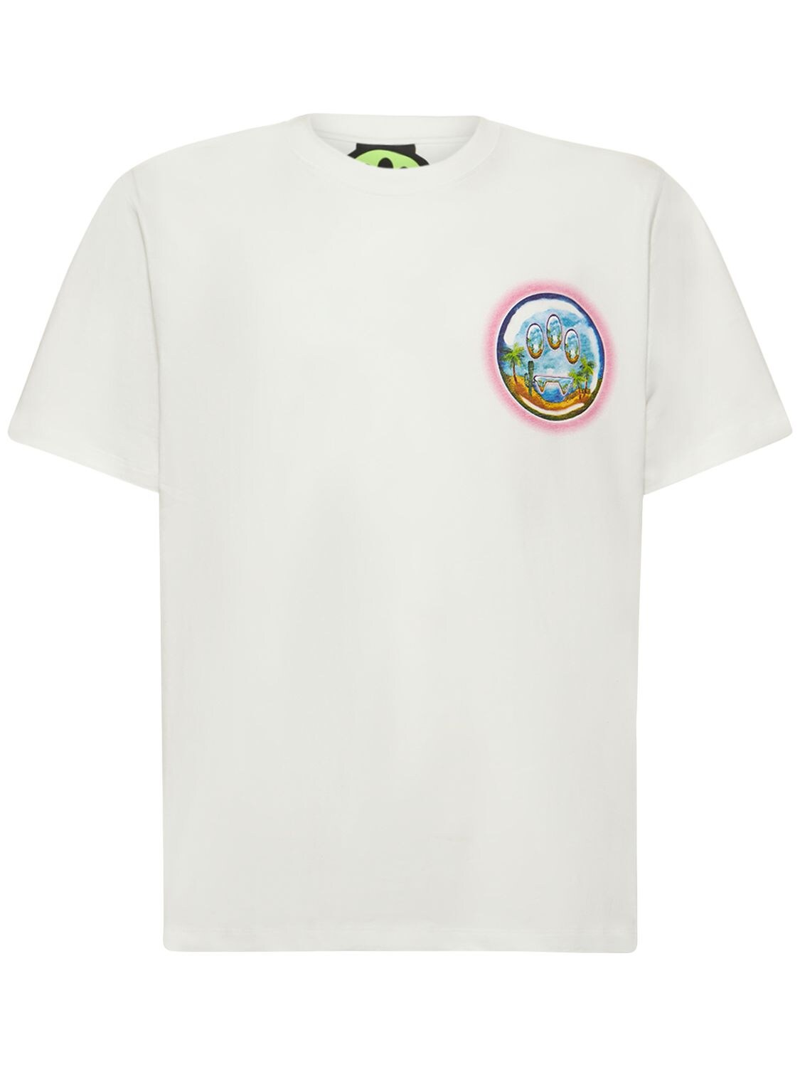 T-shirt In Jersey Di Cotone Con Logo - BARROW - Modalova