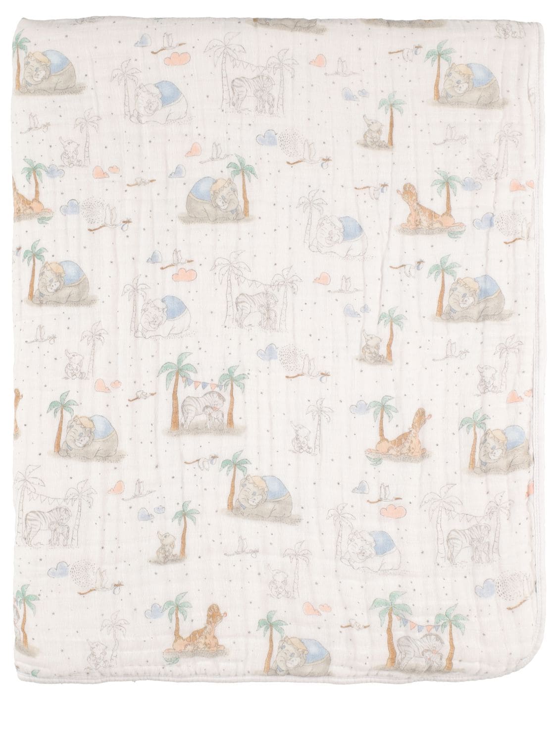 Dumbo Print Cotton Muslin Blanket - ADEN + ANAIS - Modalova