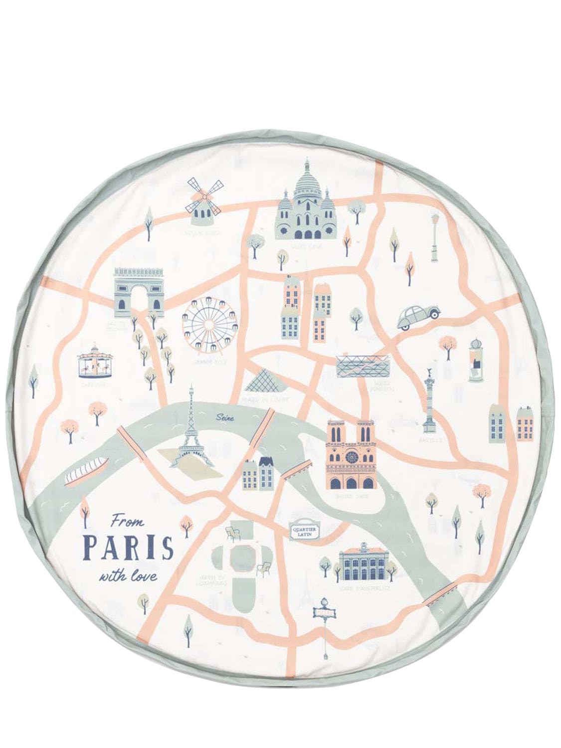 Paris Map Toy Storage Bag - PLAY & GO - Modalova