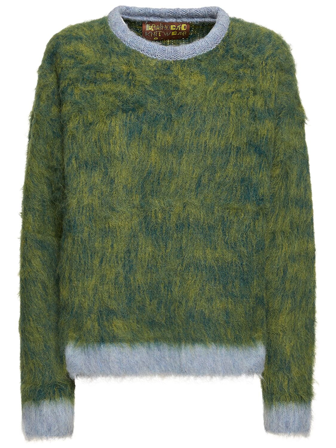 Marled Alpaca Blend Crewneck Sweater - BRAIN DEAD - Modalova