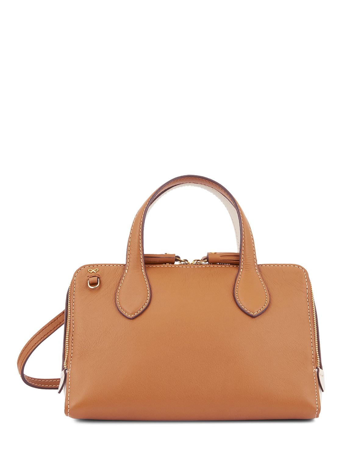 The Small Wedge Leather Top Handle Bag - ANYA HINDMARCH - Modalova