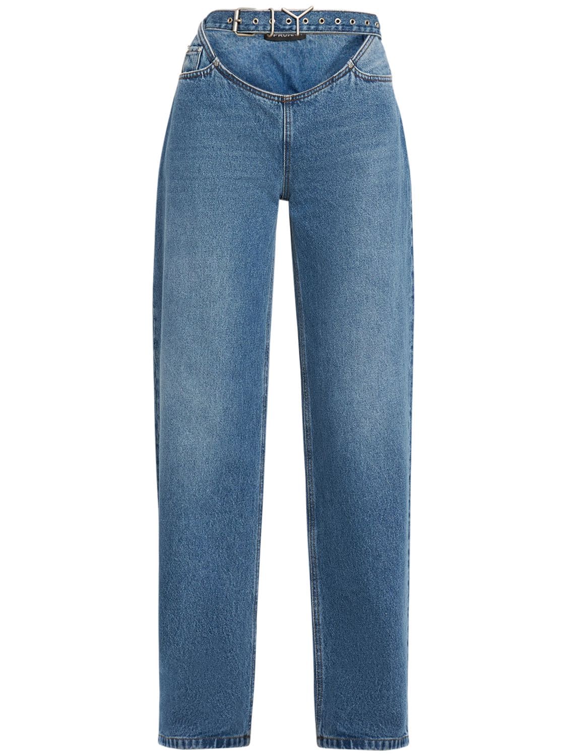 Gerade Jeans Im Arch-schnitt Mit Y-gürtel - Y PROJECT - Modalova