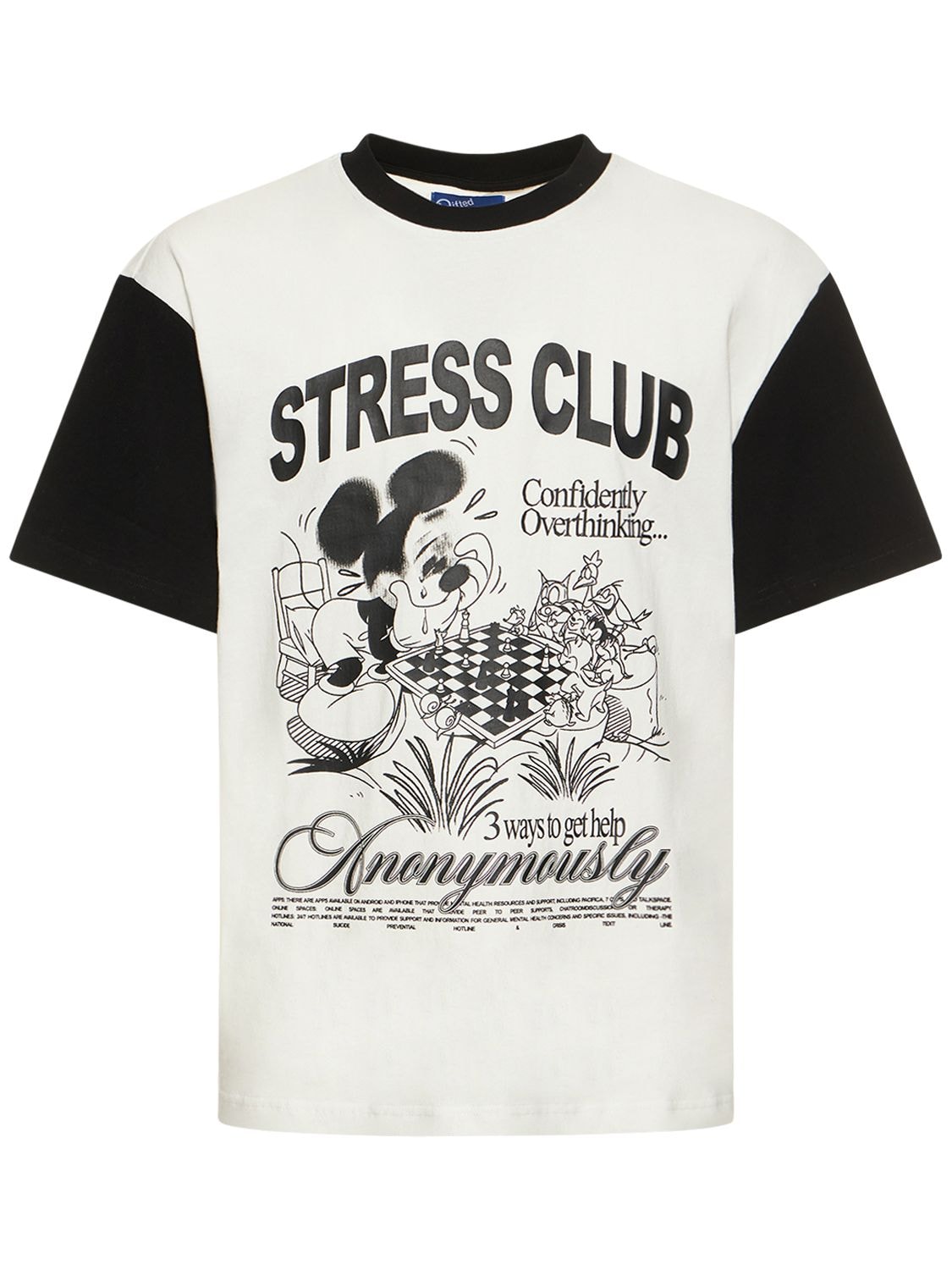 T-shirt Aus Baumwolljersey „stress Club Ringer“ - LIFTED ANCHORS - Modalova