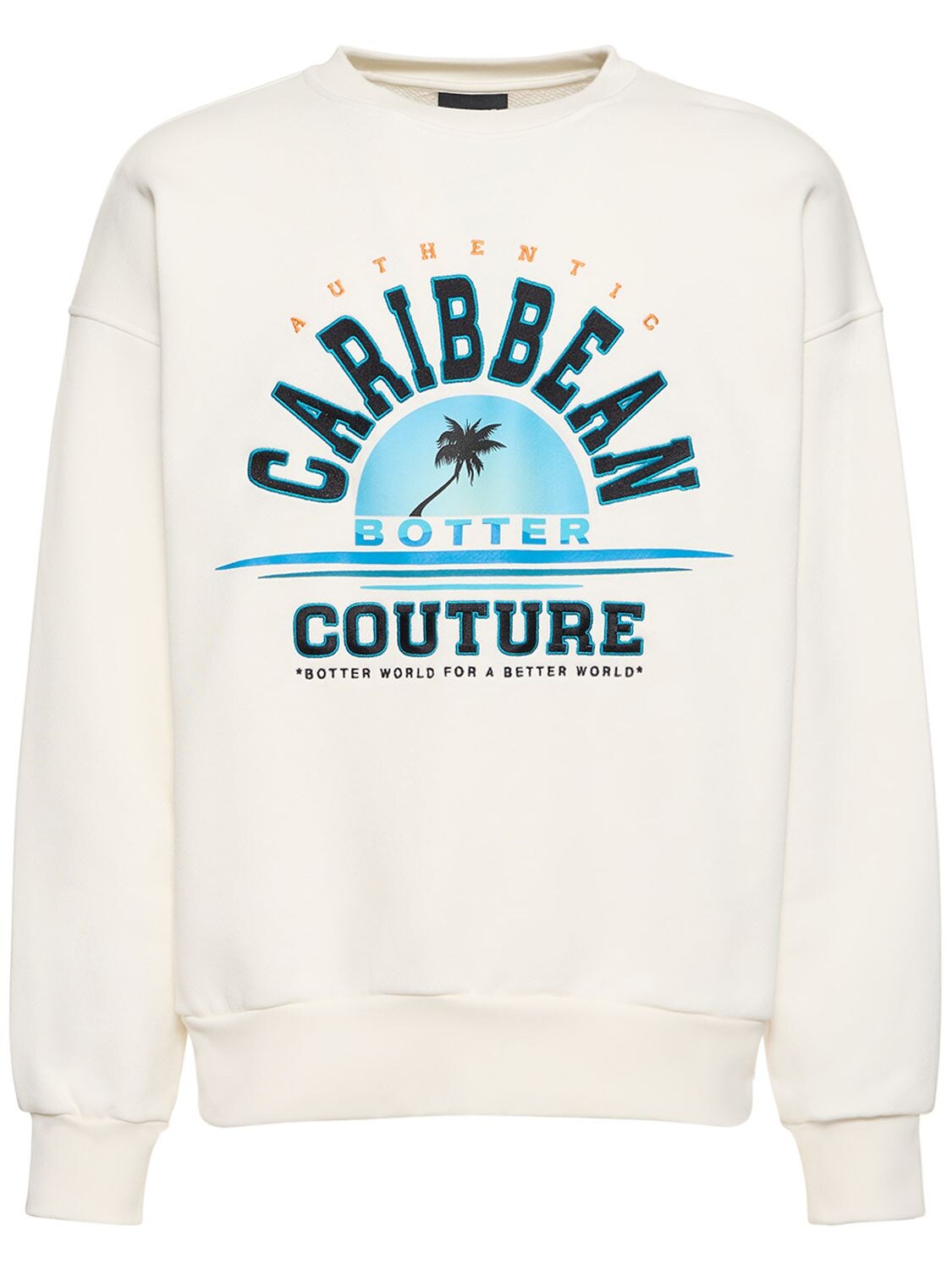 Caribbean Embroidery Cotton Sweatshirt - BOTTER - Modalova