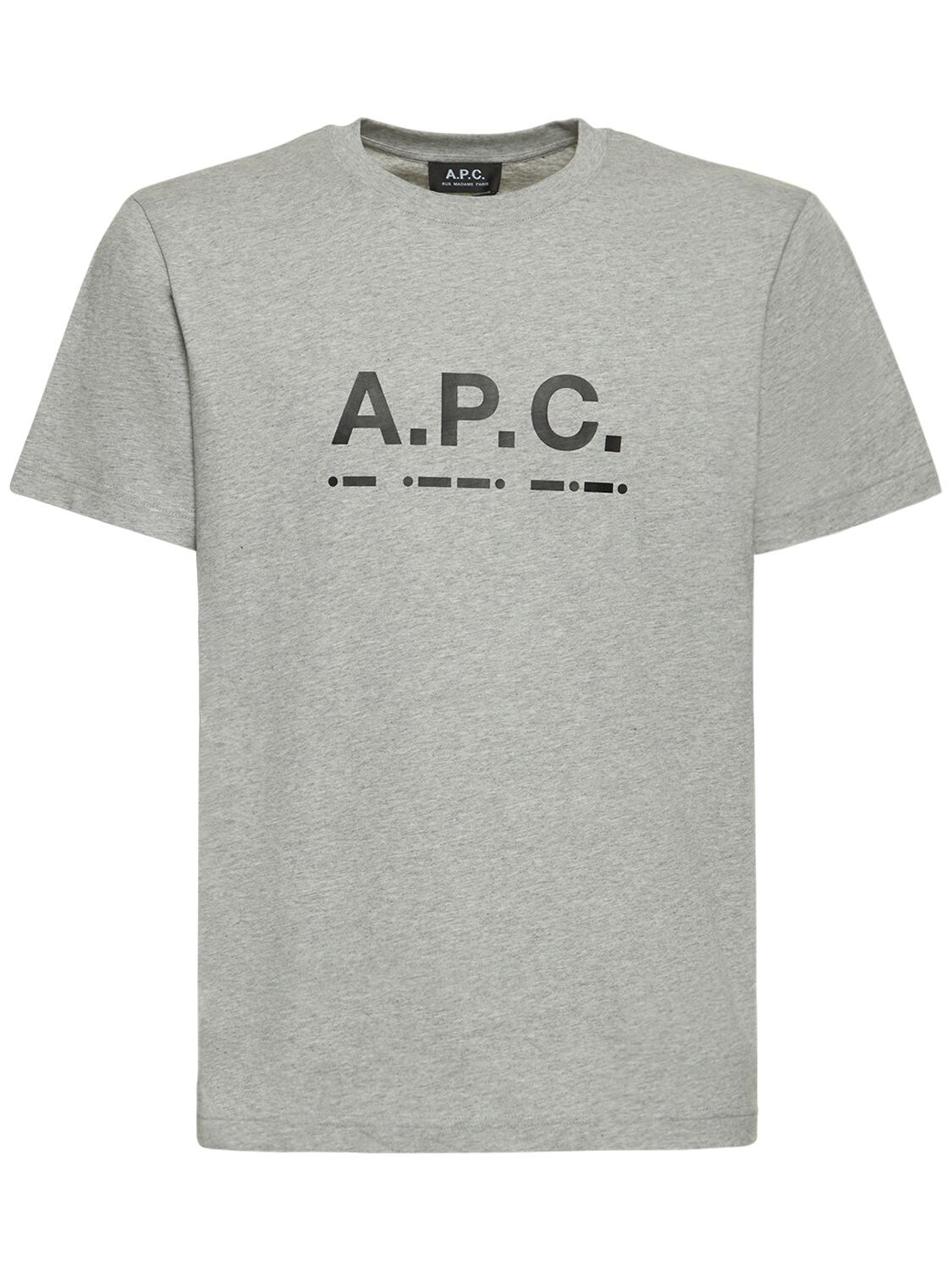 Hombre Camiseta De Jersey De Algodón Con Logo S - A.P.C. - Modalova