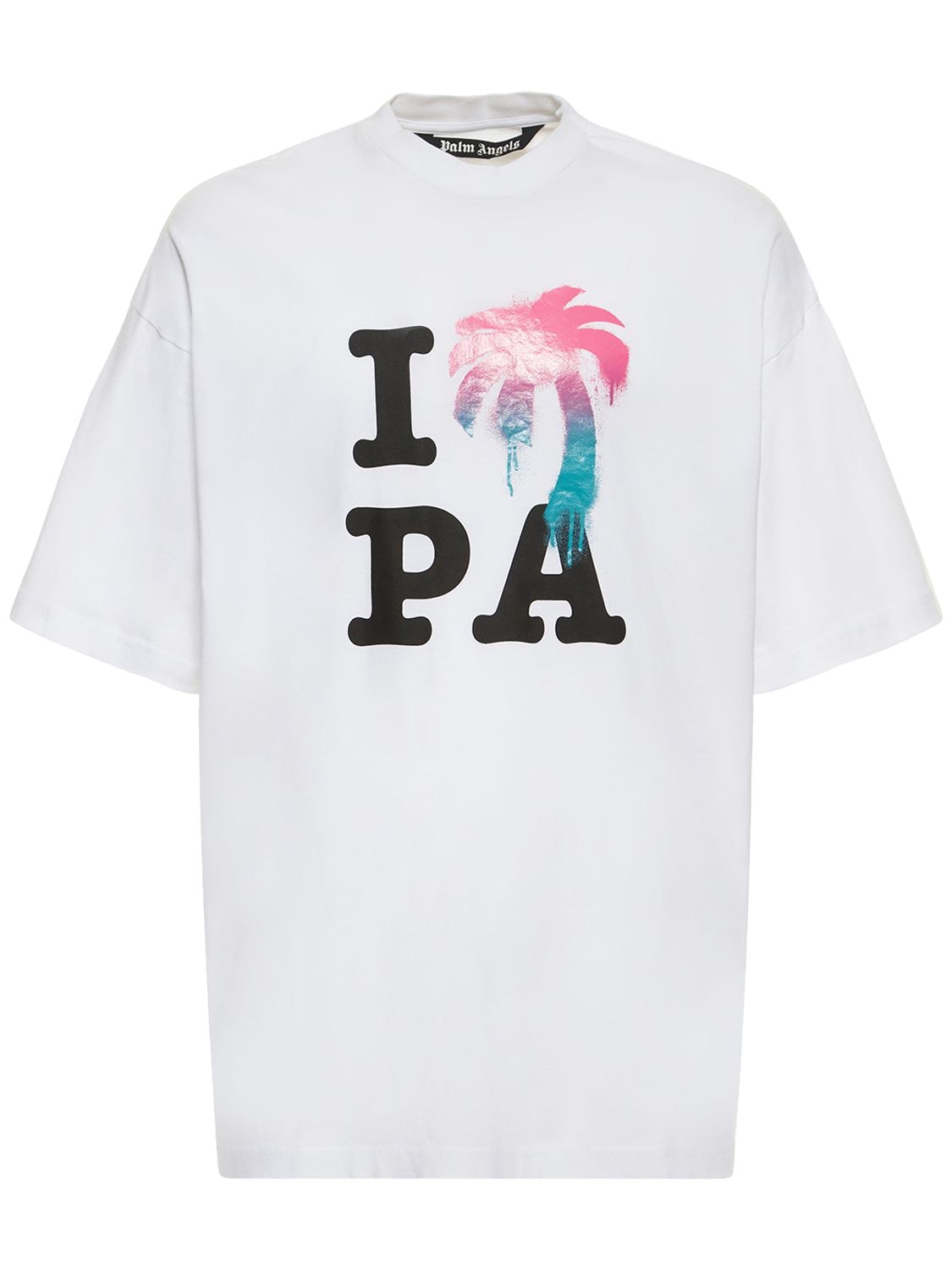 T-shirt I Love Pa - PALM ANGELS - Modalova