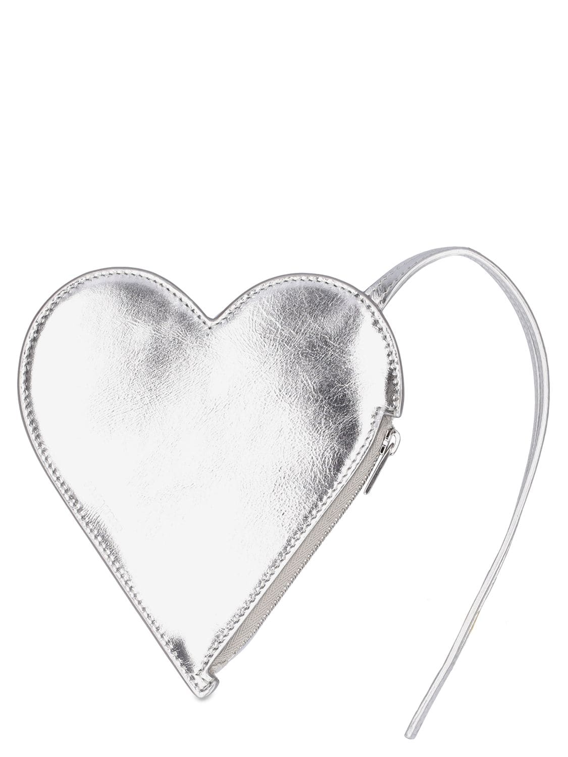 Leather Heart-shaped Pouch - JIL SANDER - Modalova