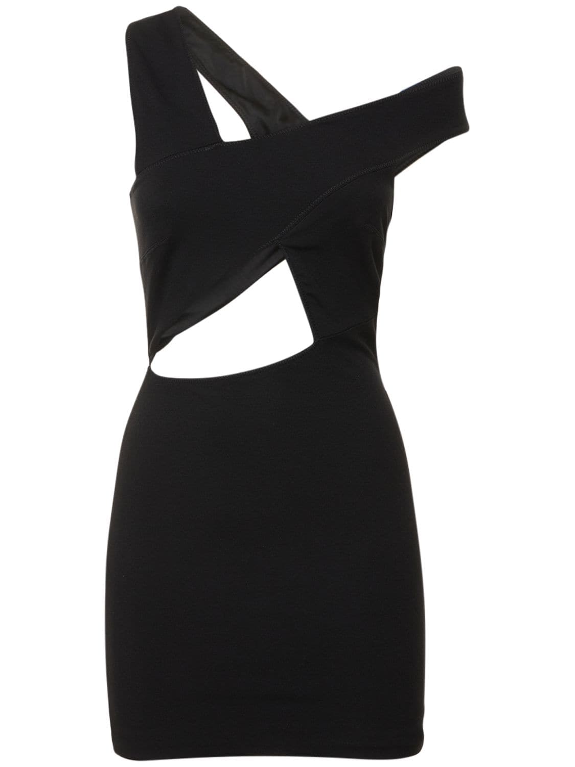 Lei Asymmetric Cutout Jersey Mini Dress - DUNDAS - Modalova