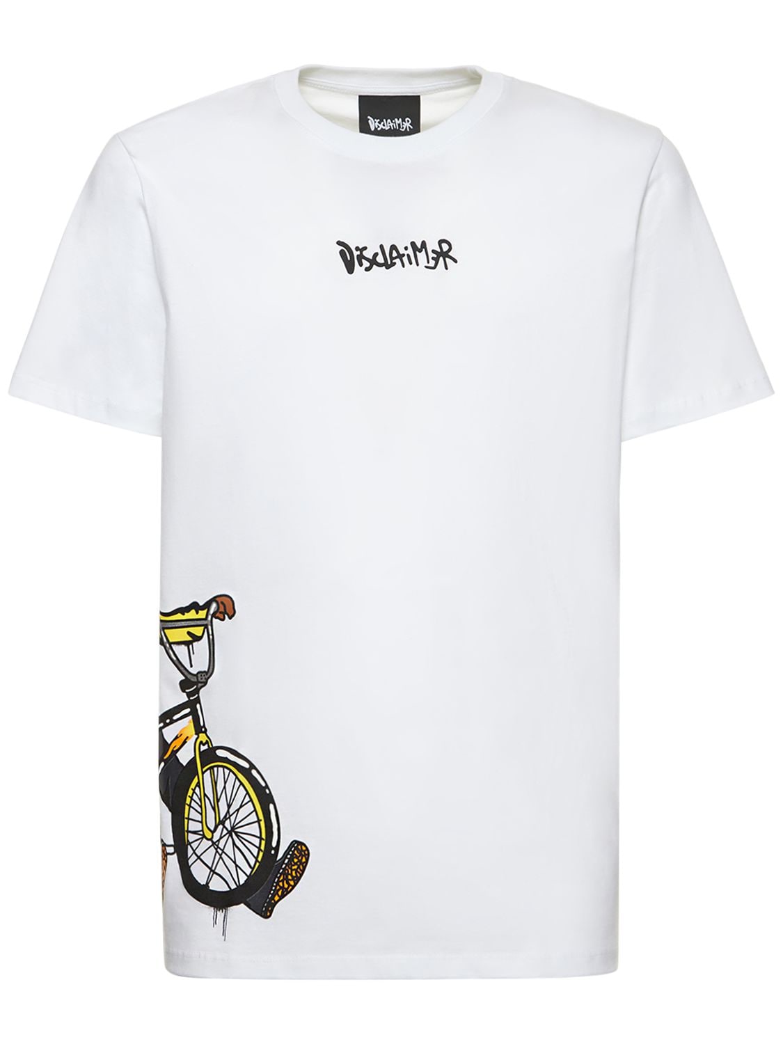 Bike Logo Cotton T-shirt - DISCLAIMER - Modalova