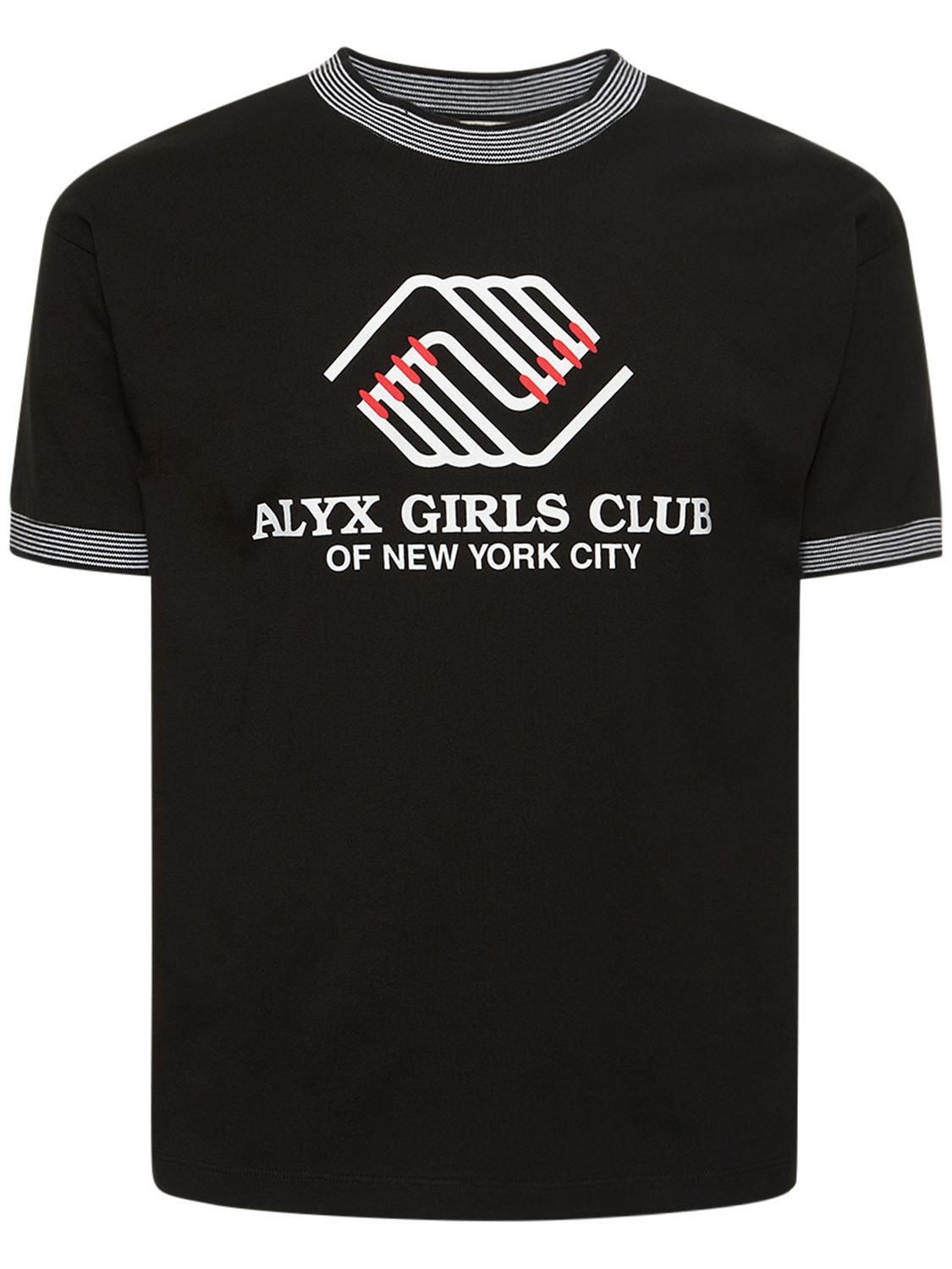 T-shirt Girls Club In Jersey Di Cotone Con Stampa - 1017 ALYX 9SM - Modalova