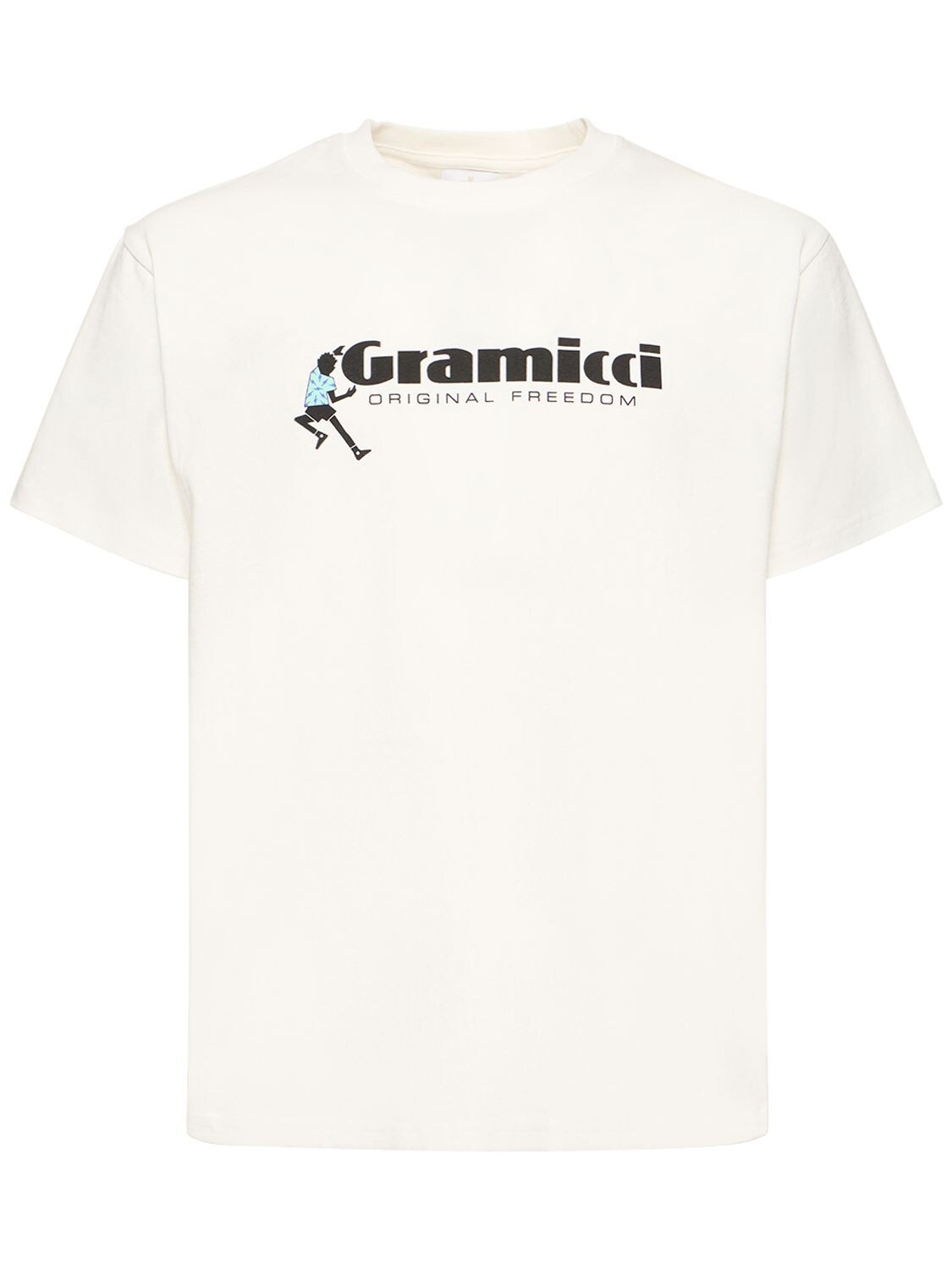 T-shirt Dancing Man In Cotone Con Stampa - GRAMICCI - Modalova