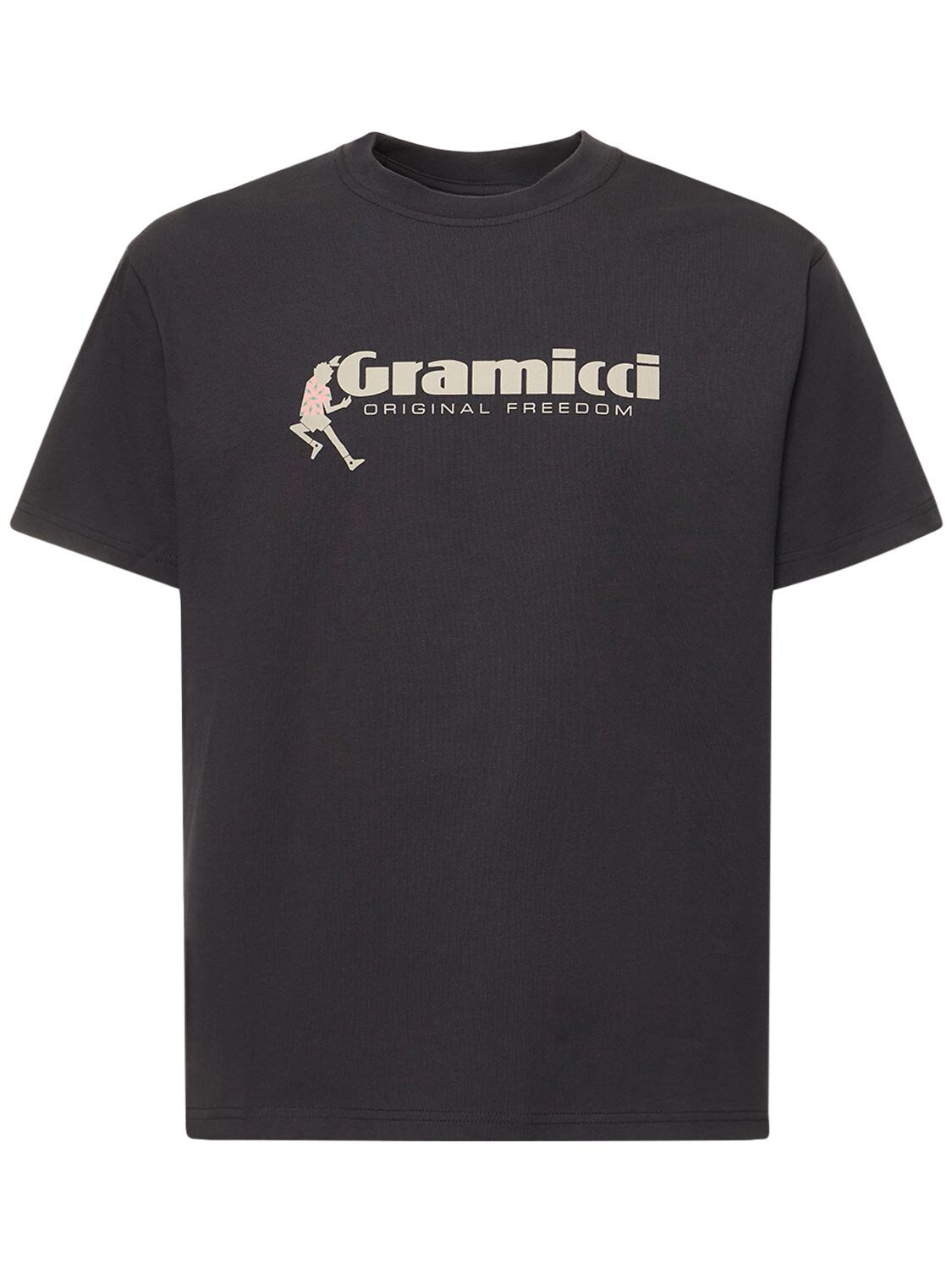 T-shirt Dancing Man In Cotone Con Stampa - GRAMICCI - Modalova