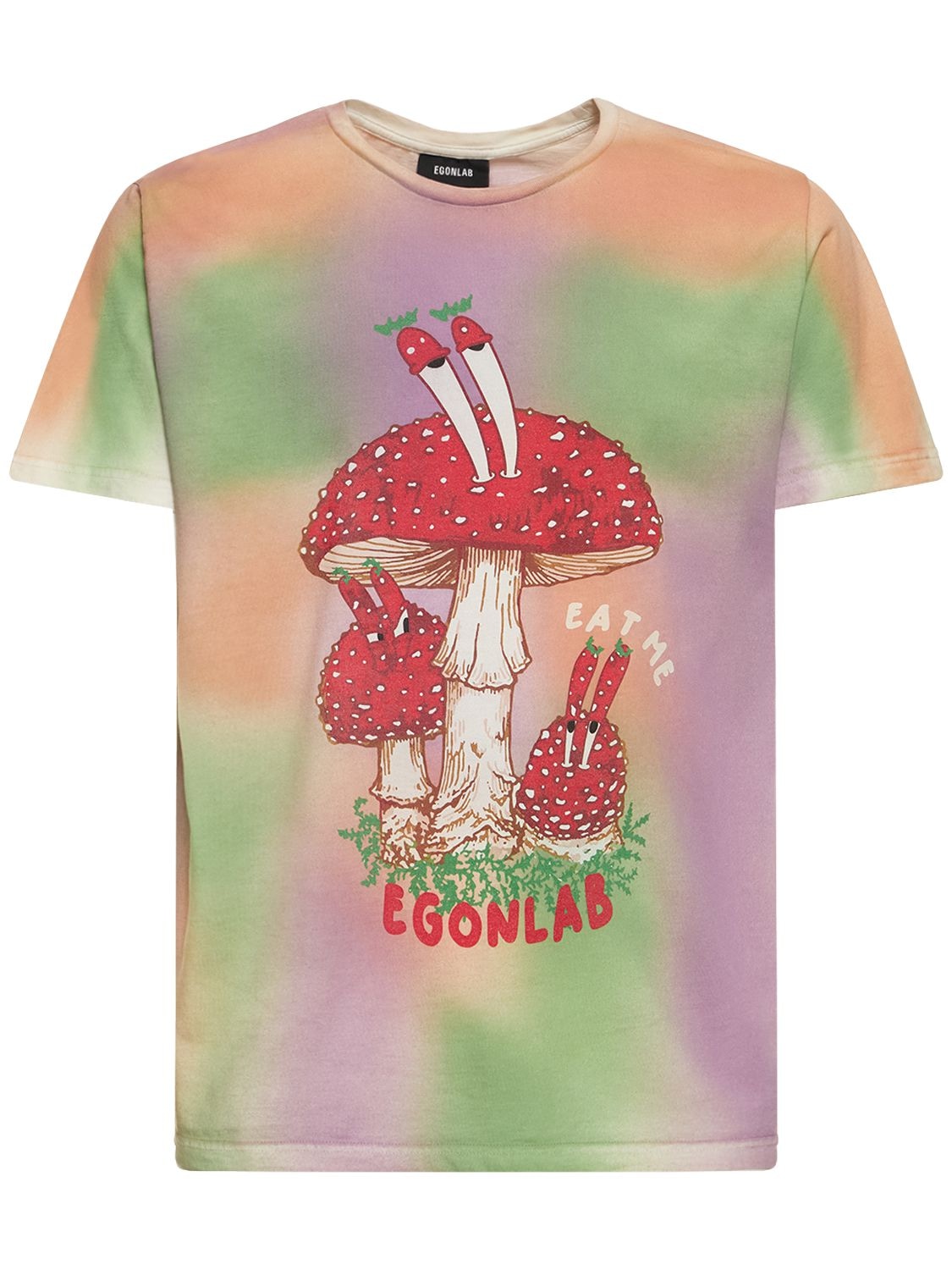T-shirt Eat Me In Jersey Di Cotone Tie Dye - EGONLAB - Modalova