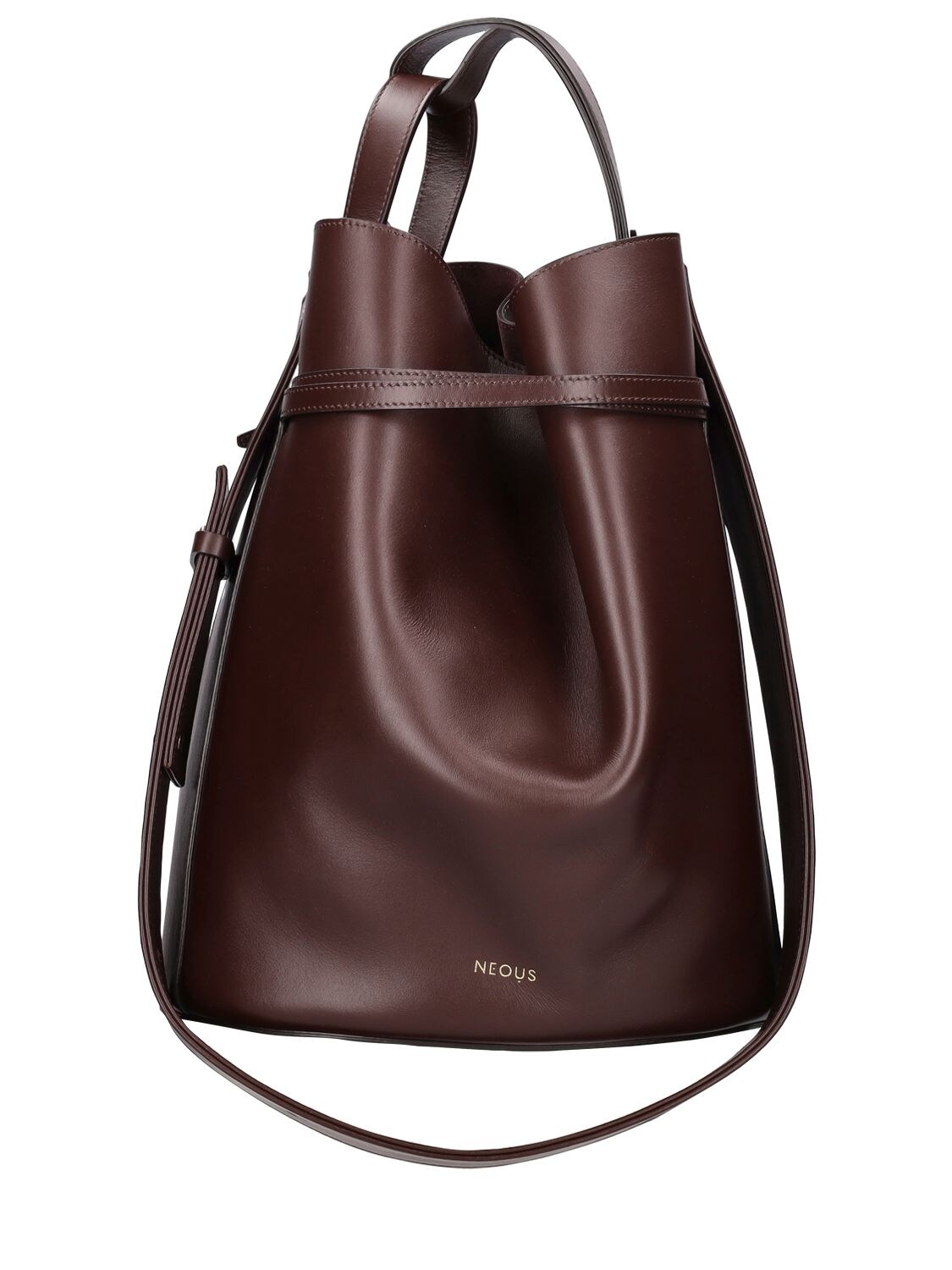 Sigma Leather Bucket Bag - NEOUS - Modalova