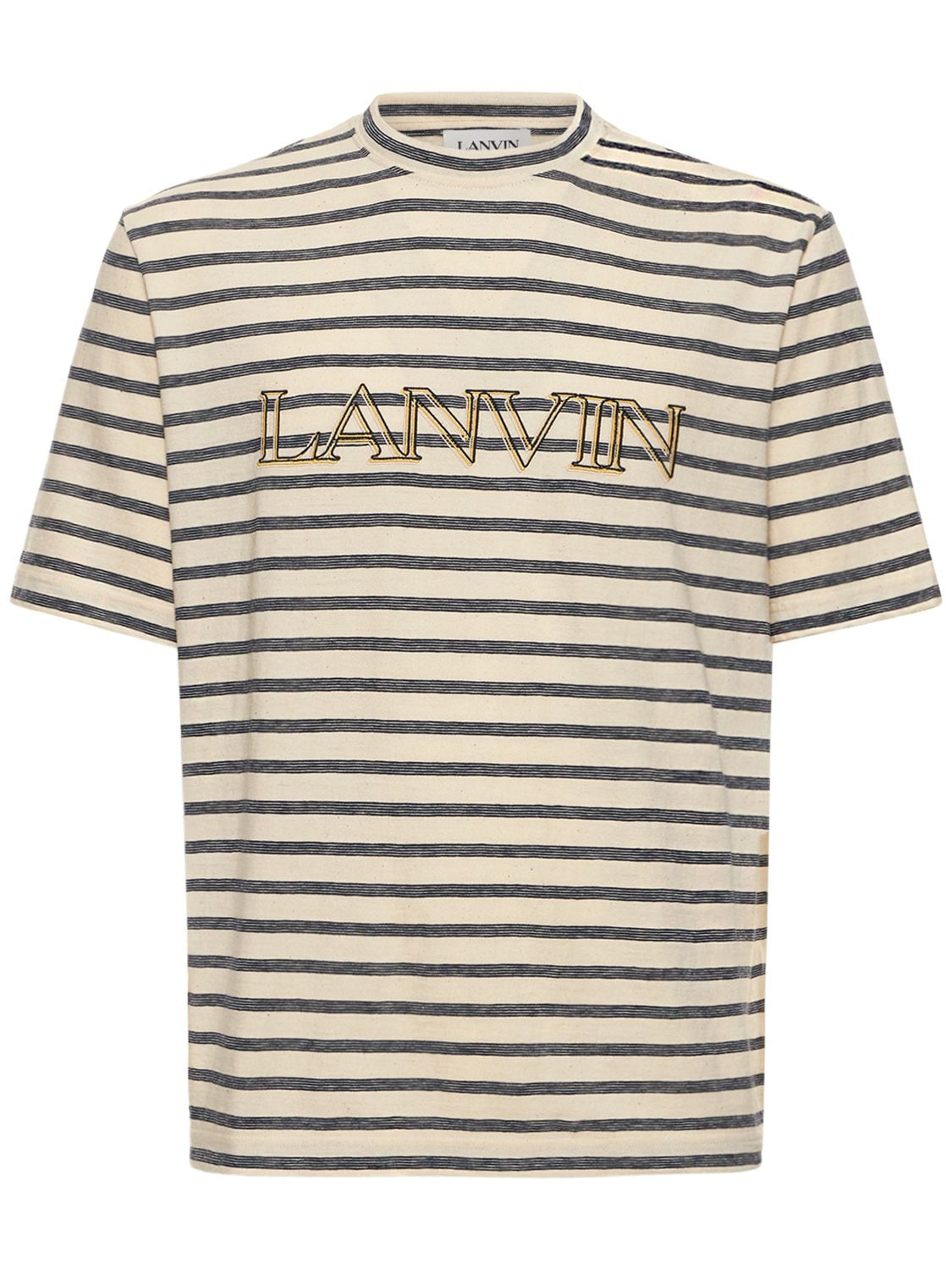 T-shirt Lanvin Con Ricami - LANVIN - Modalova