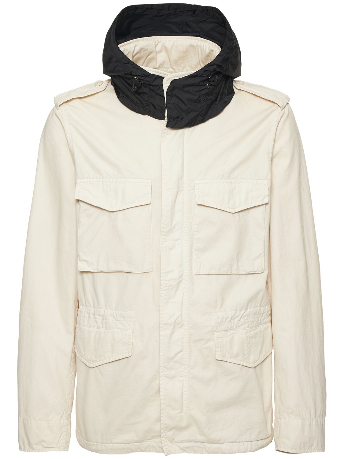 Cotton Field Jacket W/ Hood - ASPESI - Modalova