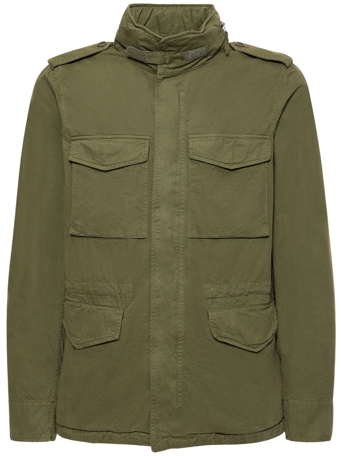 Cotton Field Jacket W/ Hood - ASPESI - Modalova