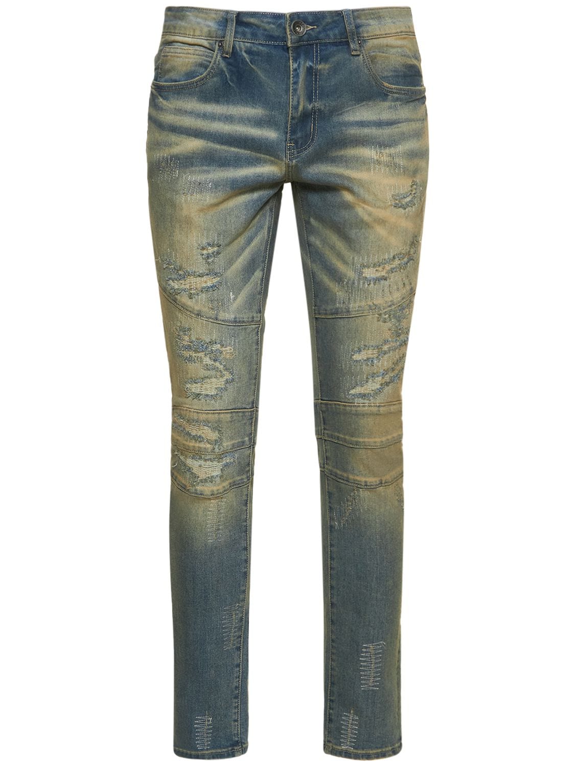 Jeans Montana In Denim Distressed - CRYSP - Modalova